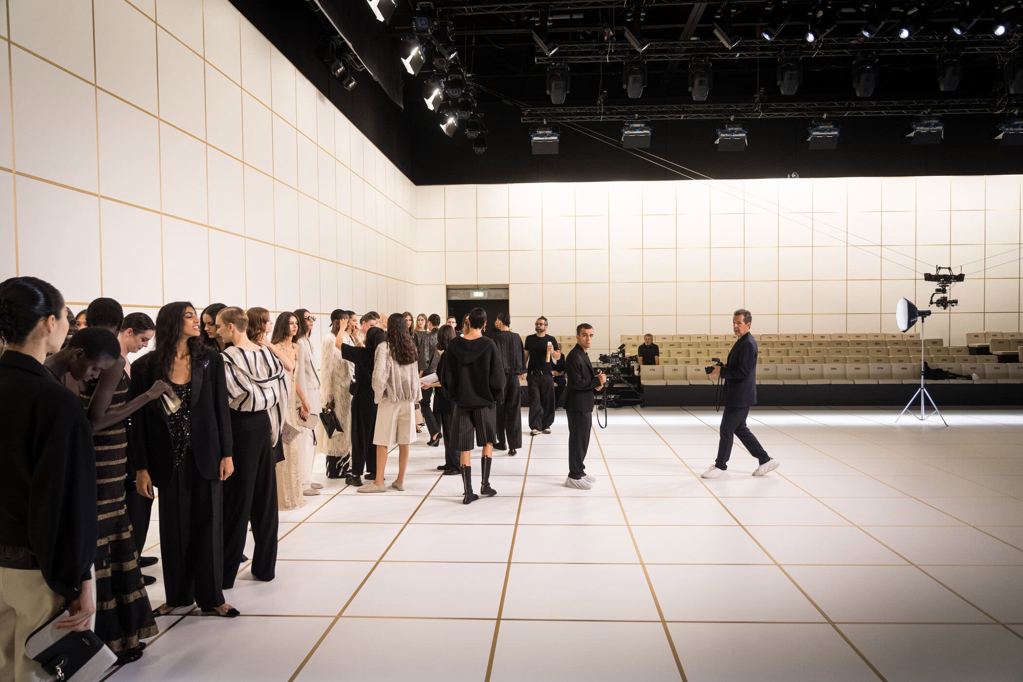 Giorgio Armani Spring 2027 Fashion Show Backstage