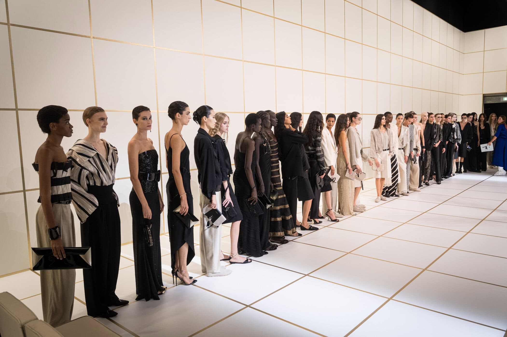 Giorgio Armani Spring 2027 Fashion Show Backstage