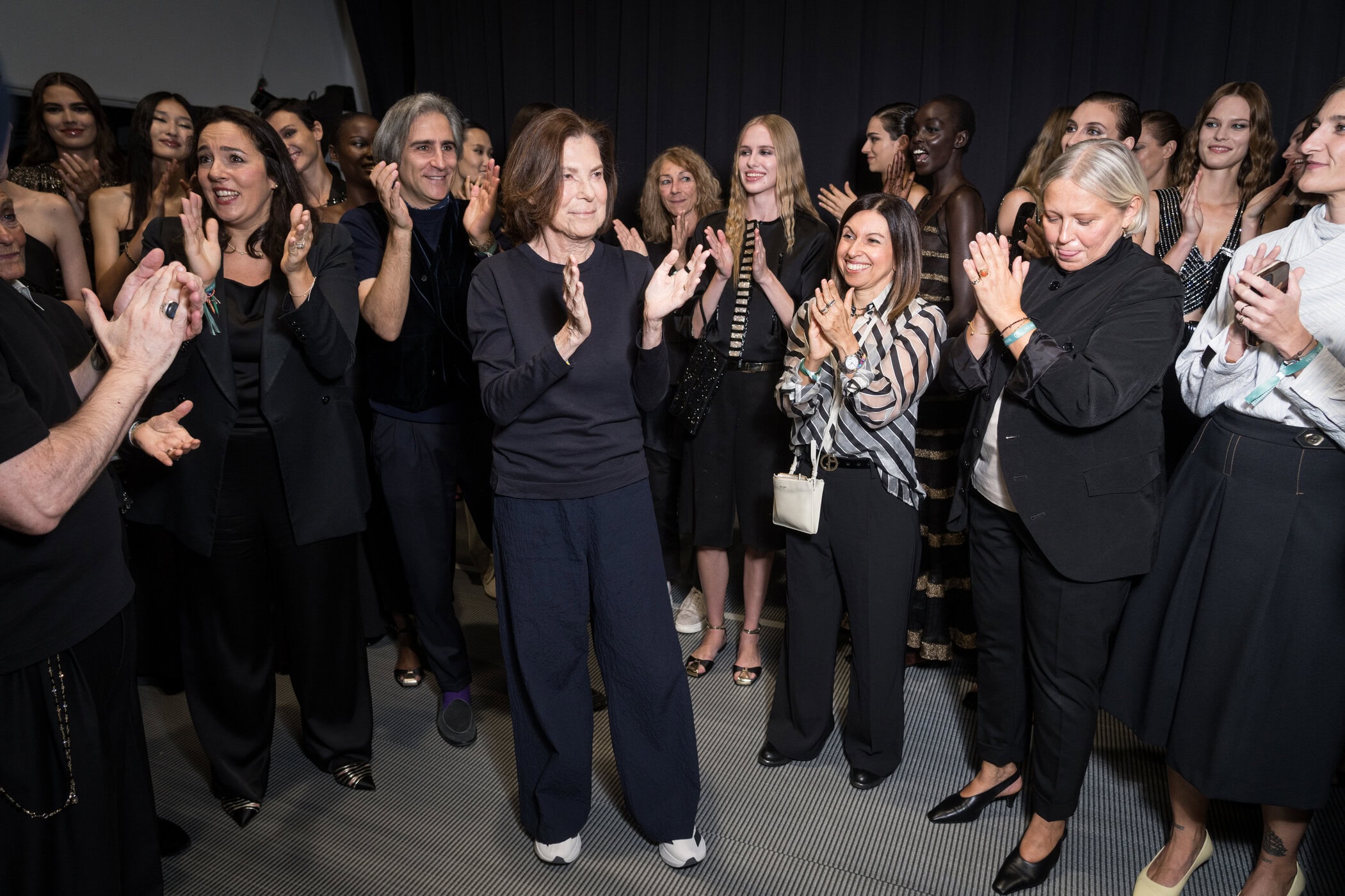 Giorgio Armani Spring 2027 Fashion Show Backstage