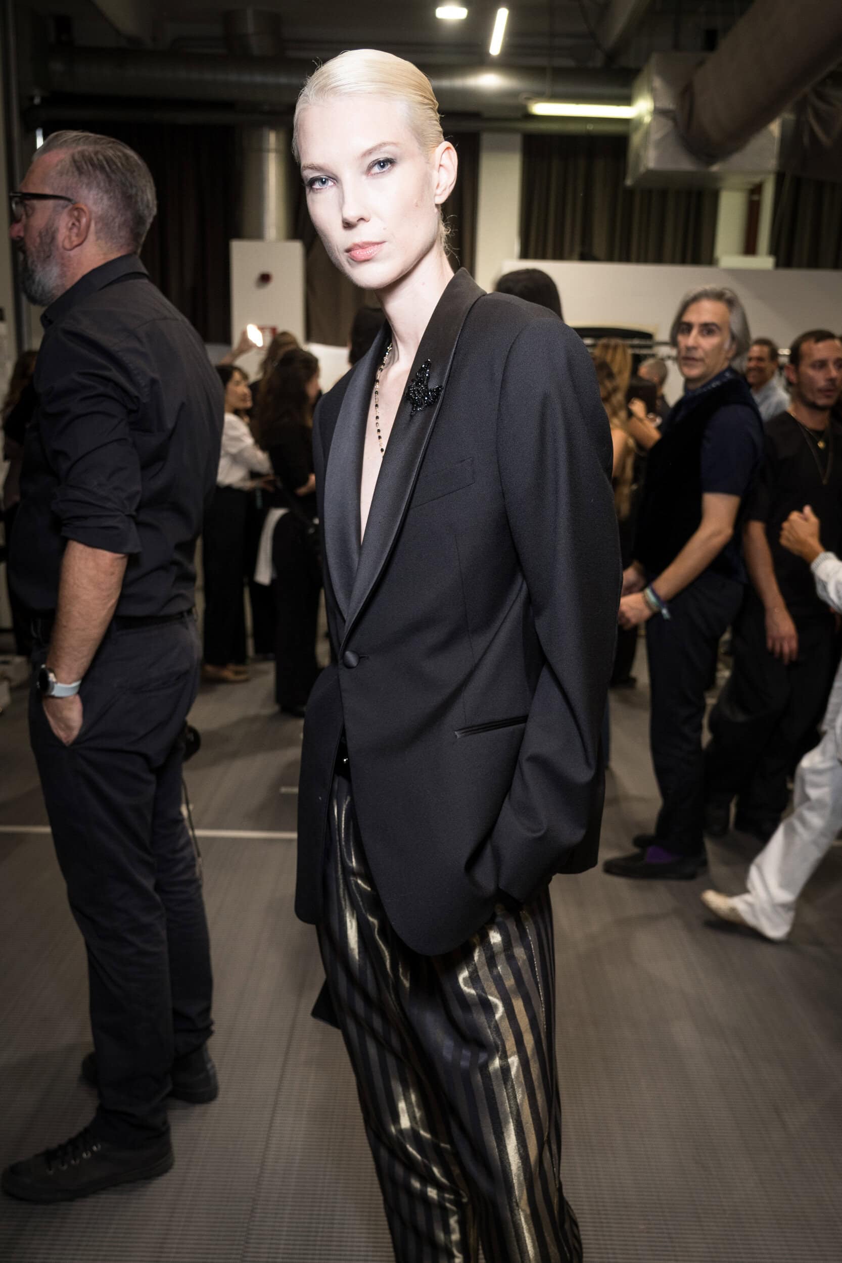Giorgio Armani Spring 2027 Fashion Show Backstage