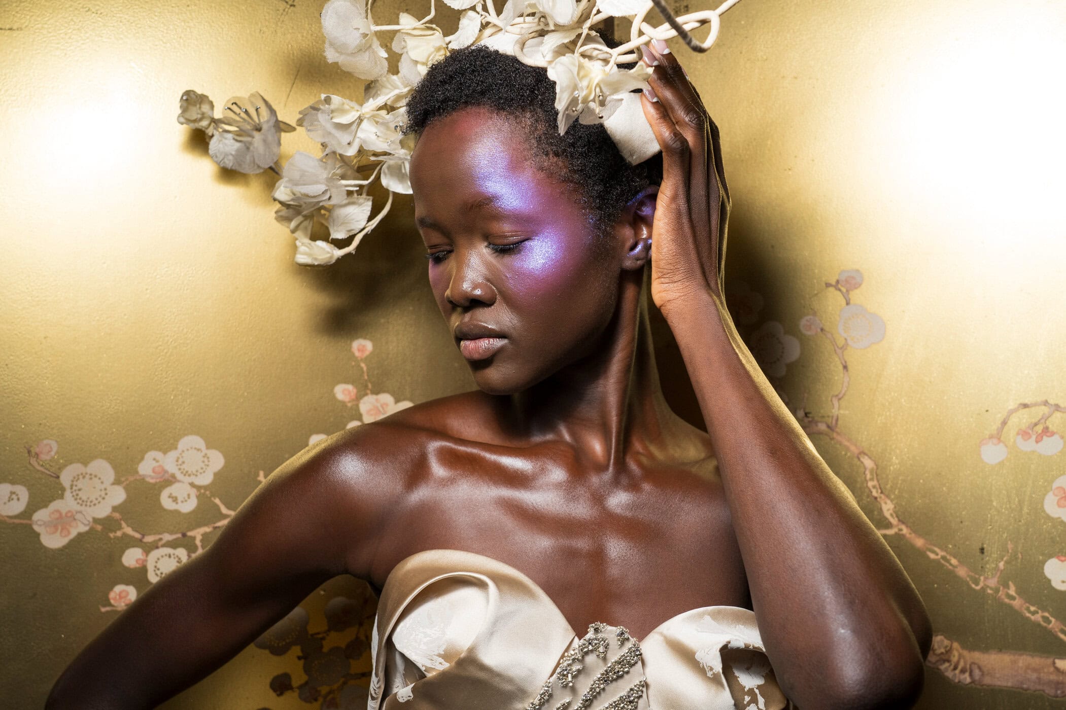 Harris Reed Spring 2027 Fashion Show Backstage
