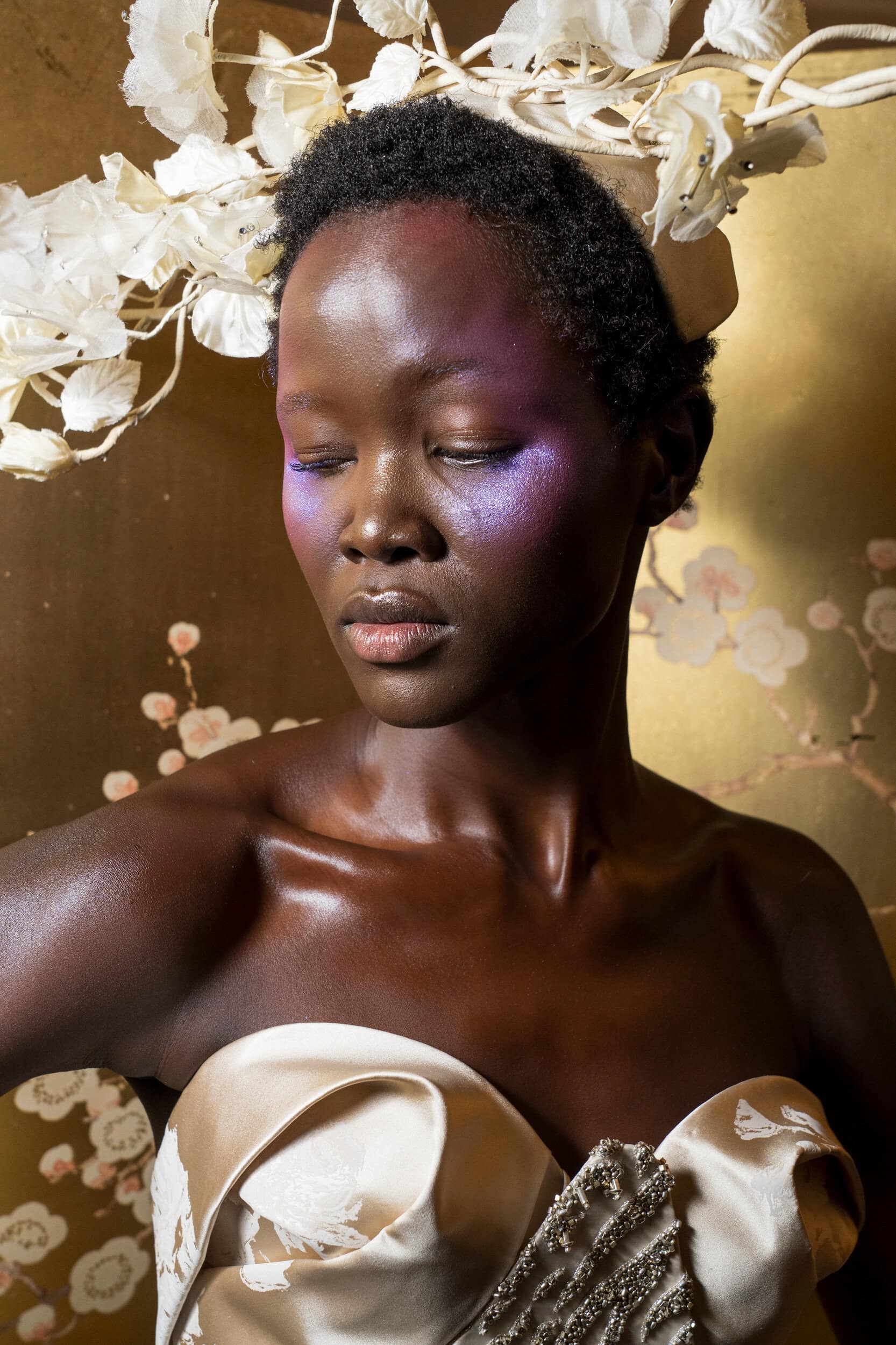 Harris Reed Spring 2027 Fashion Show Backstage