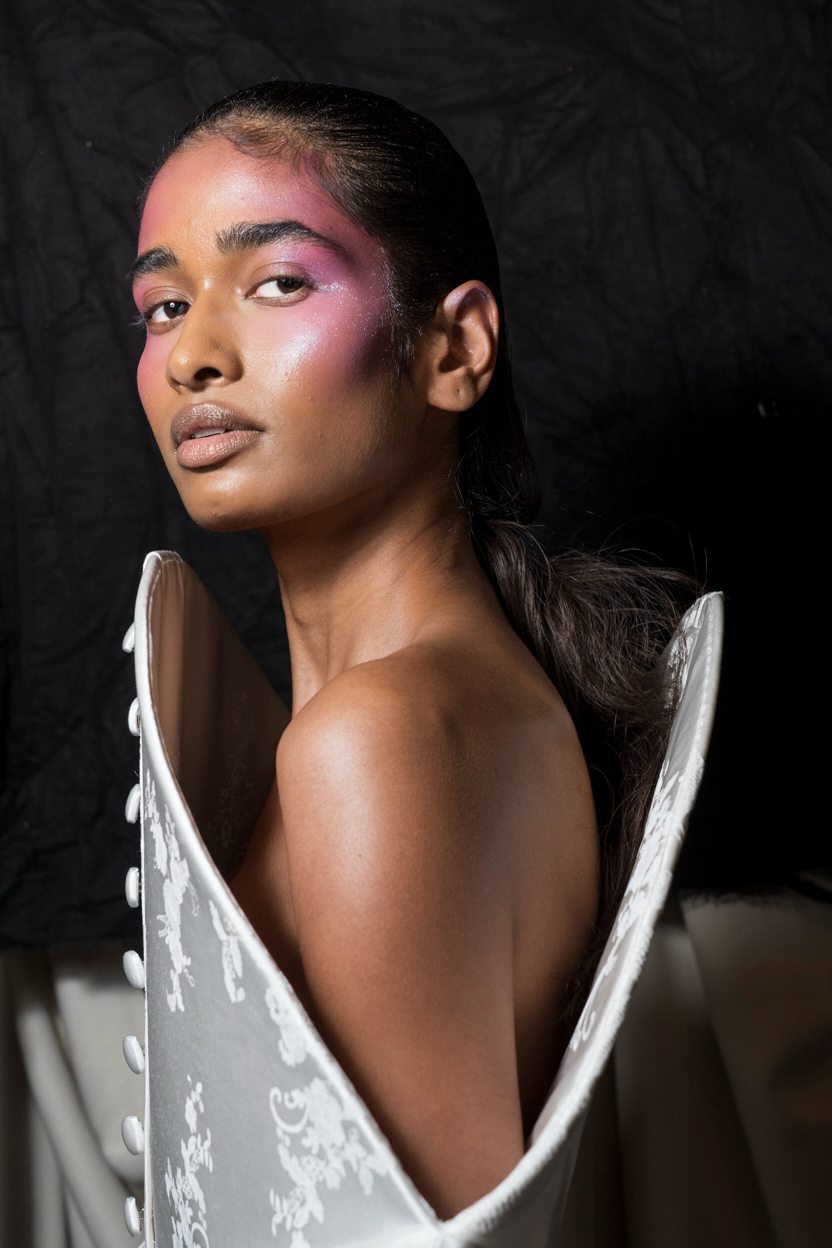 Harris Reed Spring 2027 Fashion Show Backstage