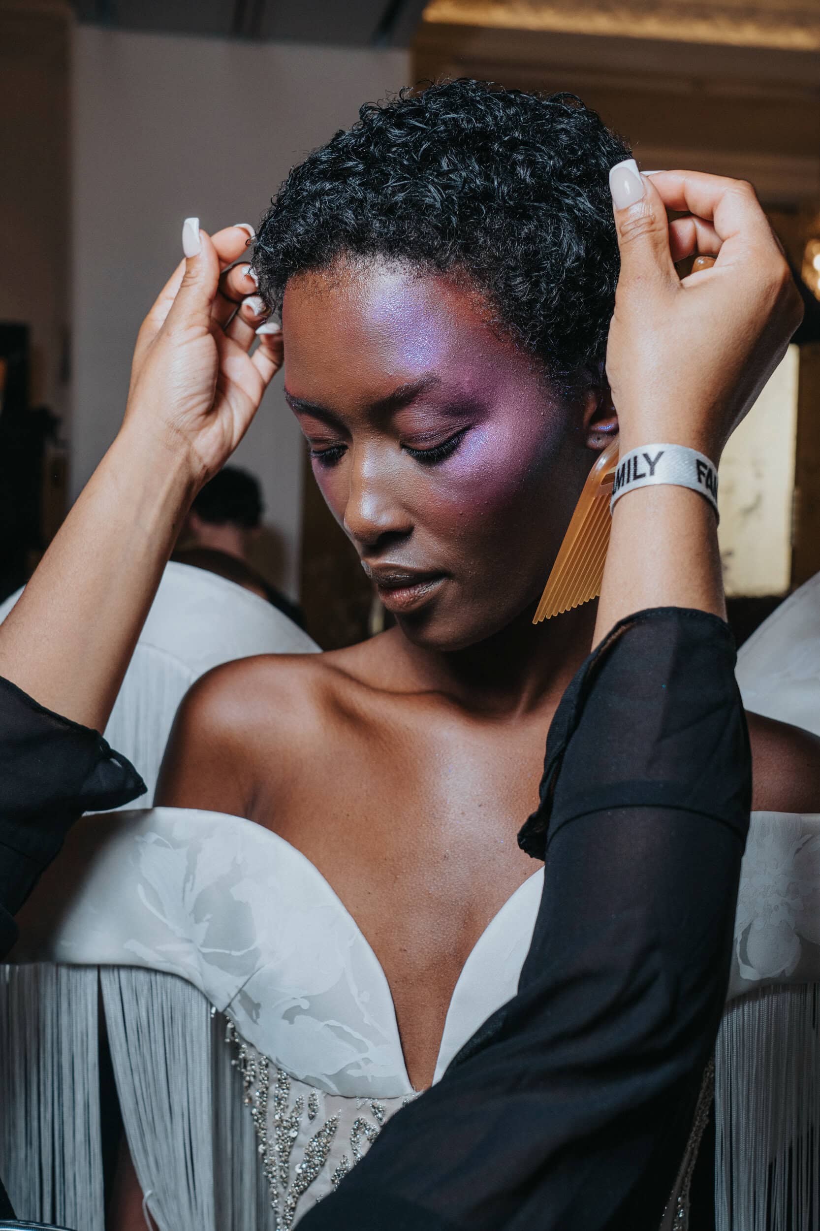 Harris Reed Spring 2027 Fashion Show Backstage