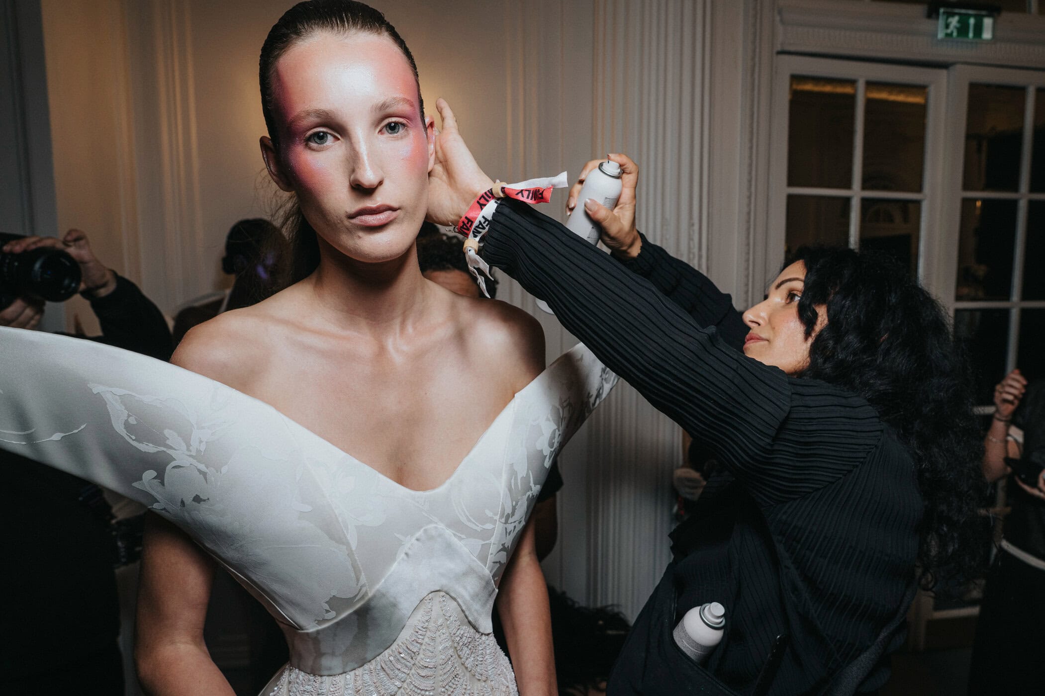 Harris Reed Spring 2027 Fashion Show Backstage