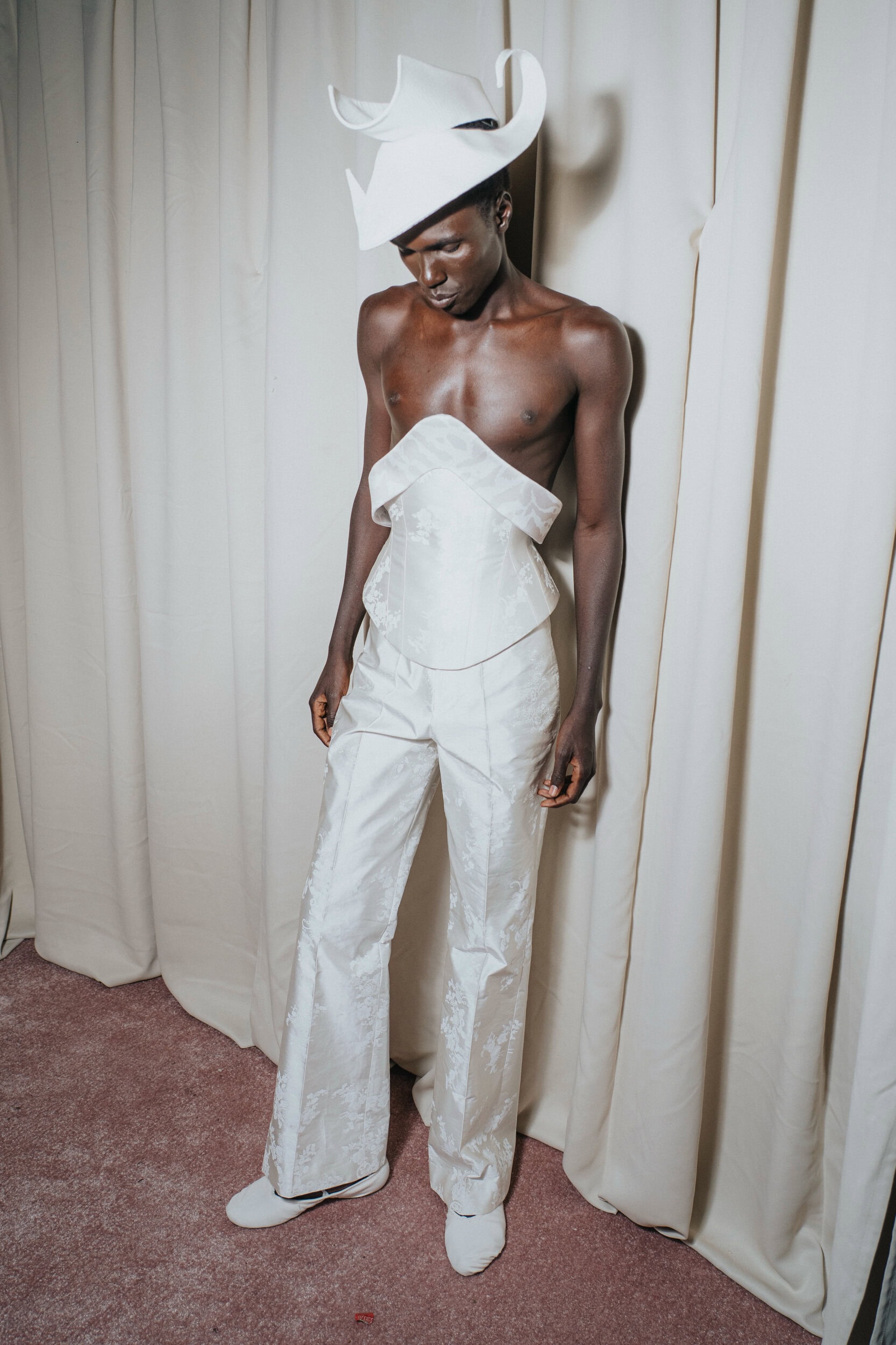 Harris Reed Spring 2027 Fashion Show Backstage
