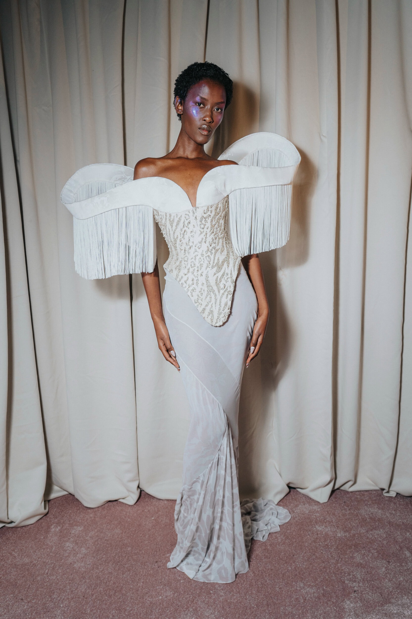 Harris Reed Spring 2027 Fashion Show Backstage