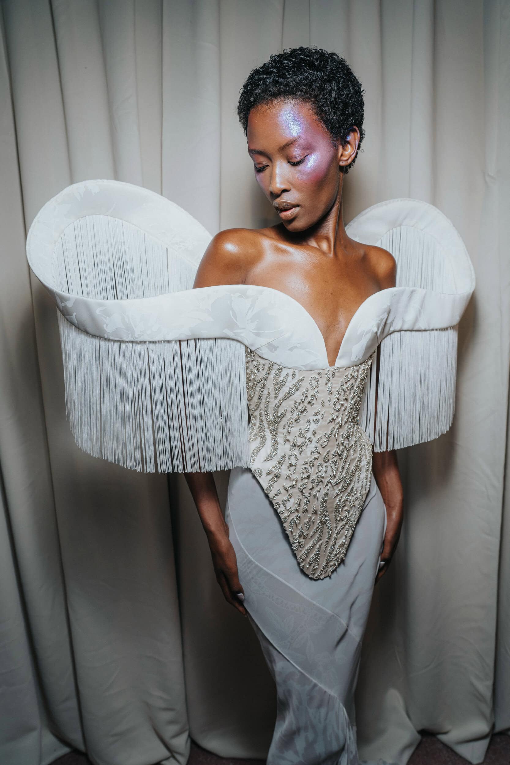 Harris Reed Spring 2027 Fashion Show Backstage