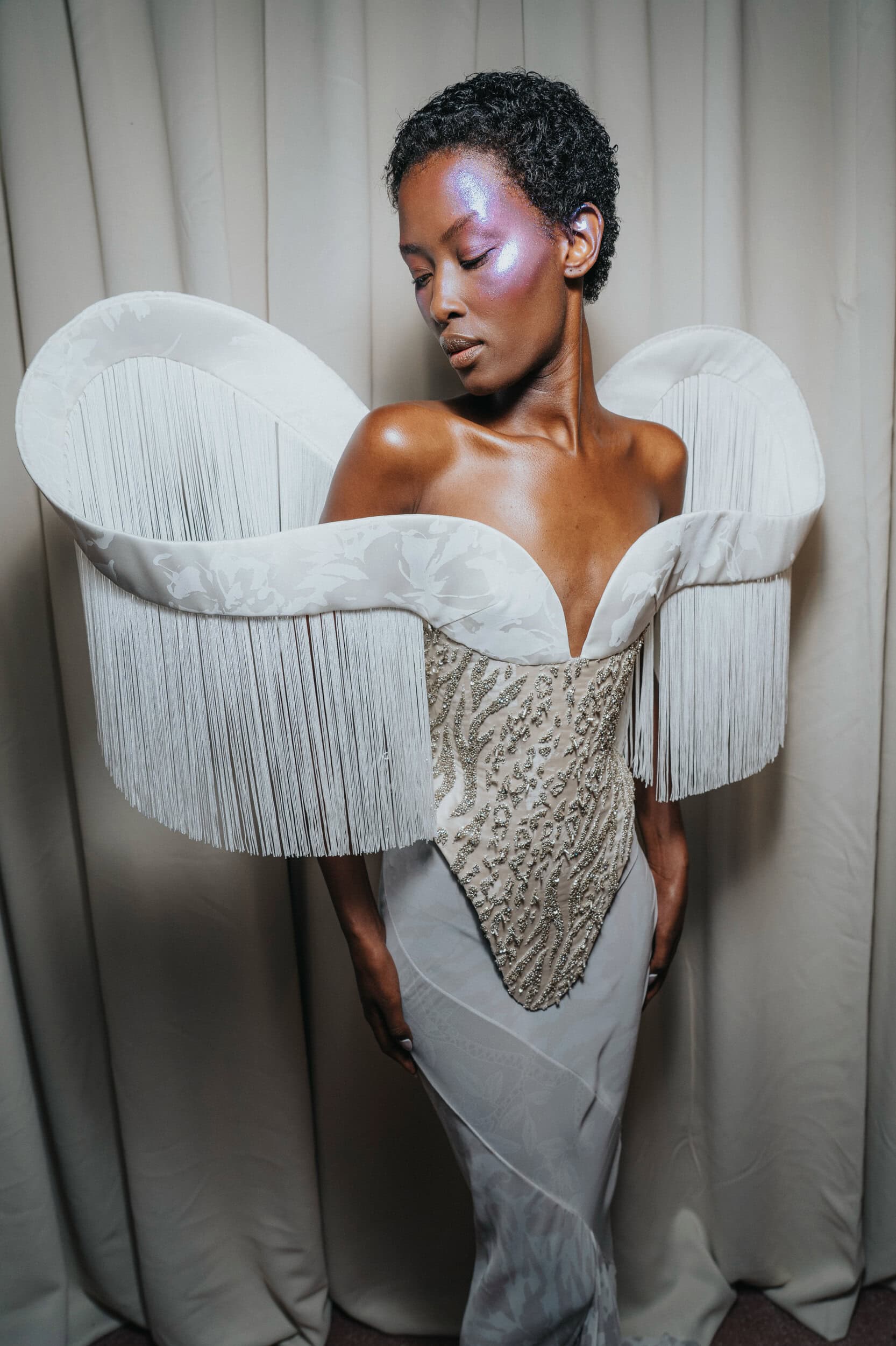 Harris Reed Spring 2027 Fashion Show Backstage