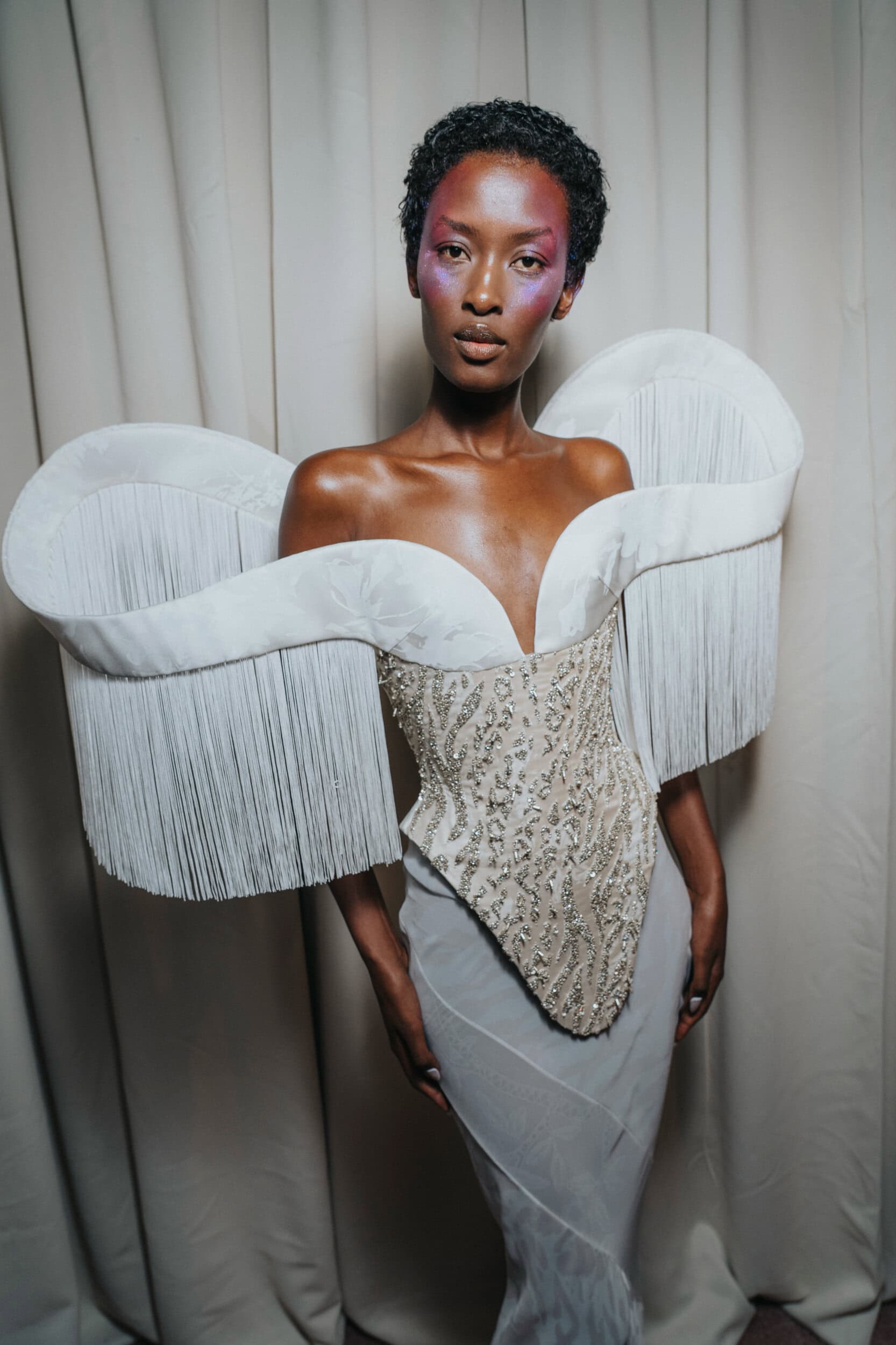 Harris Reed Spring 2027 Fashion Show Backstage