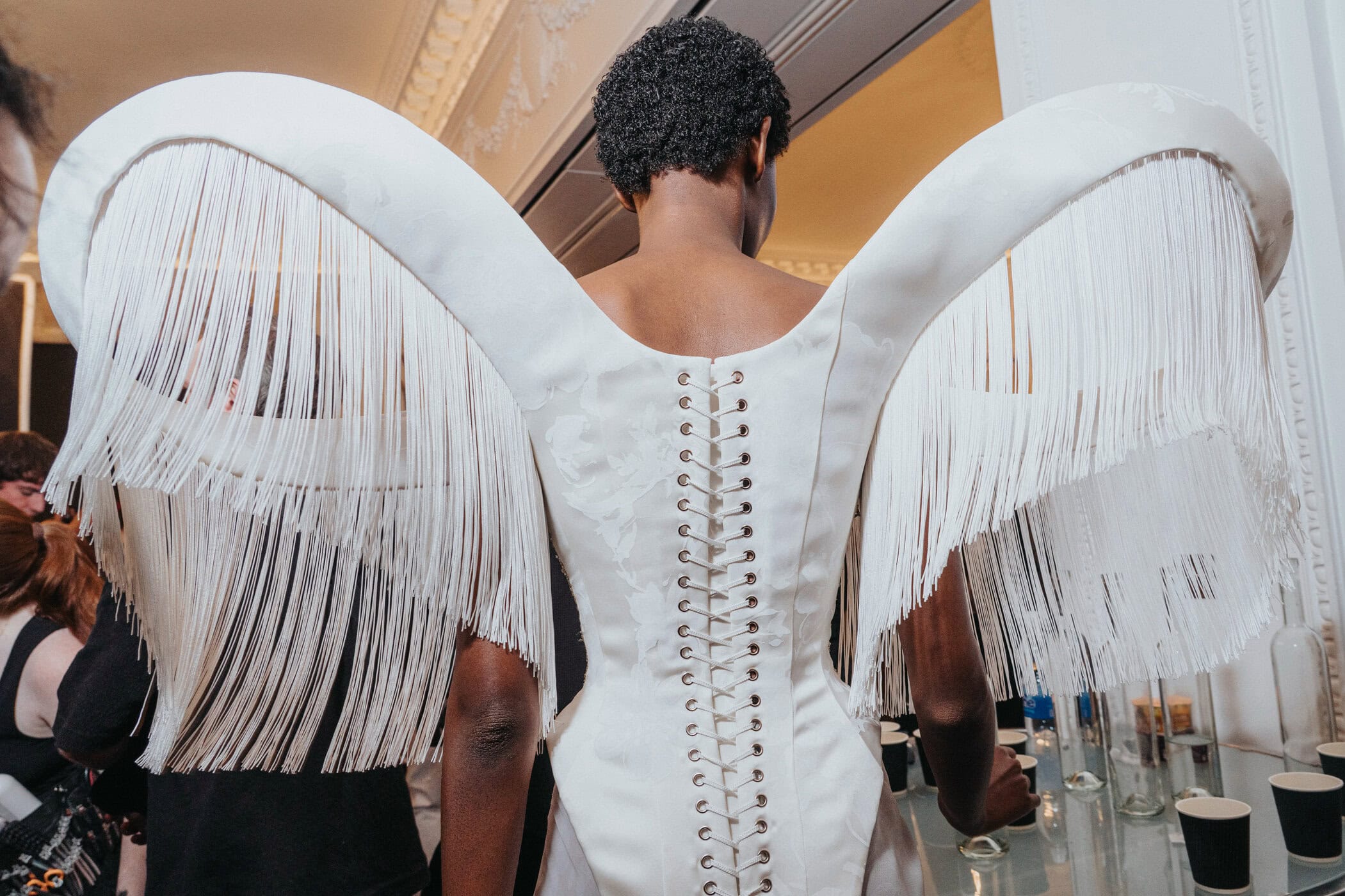 Harris Reed Spring 2027 Fashion Show Backstage