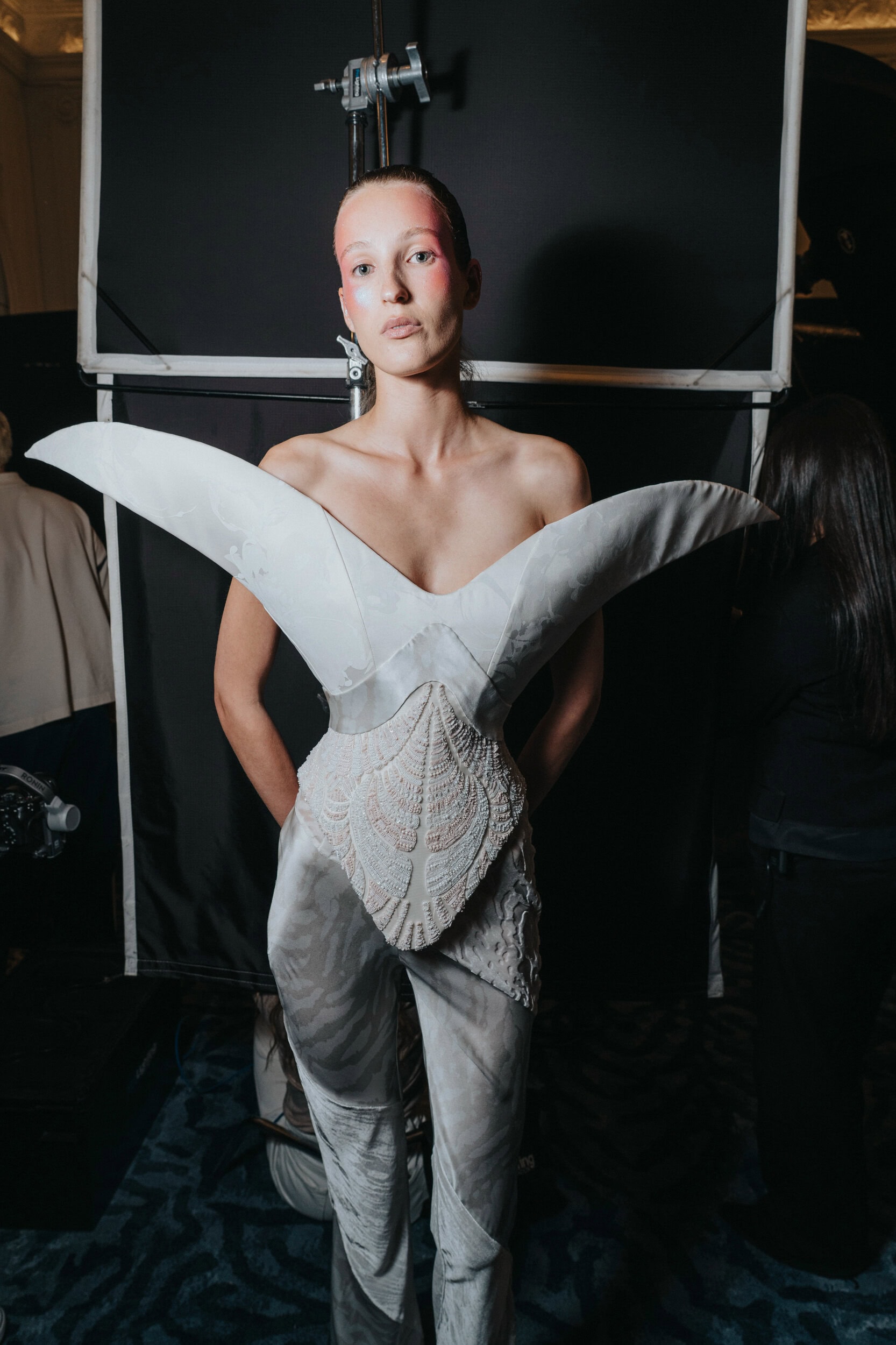 Harris Reed Spring 2027 Fashion Show Backstage