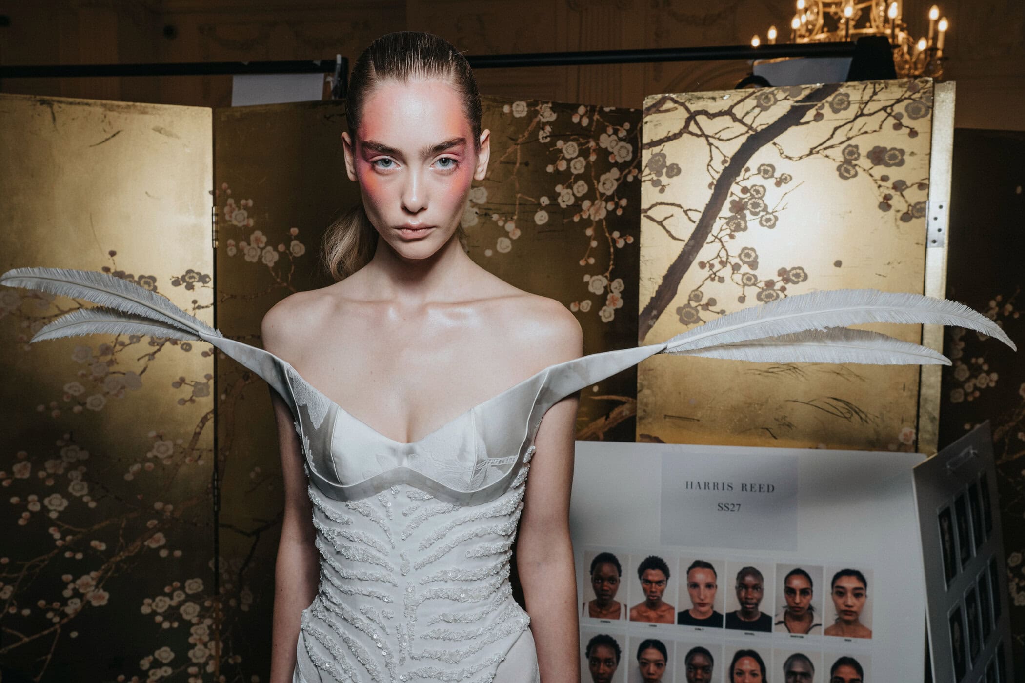 Harris Reed Spring 2027 Fashion Show Backstage