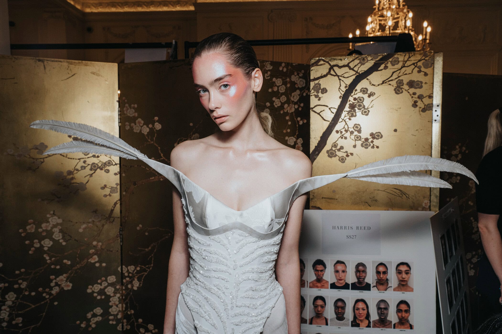 Harris Reed Spring 2027 Fashion Show Backstage