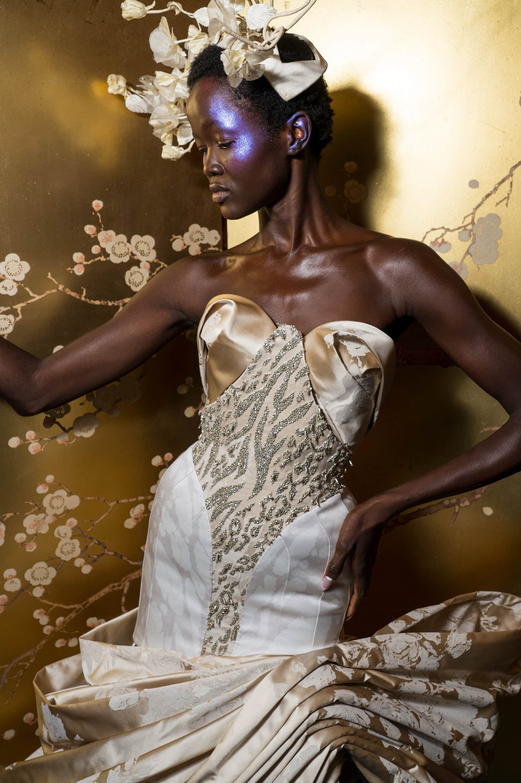 Harris Reed Spring 2027 Fashion Show Backstage