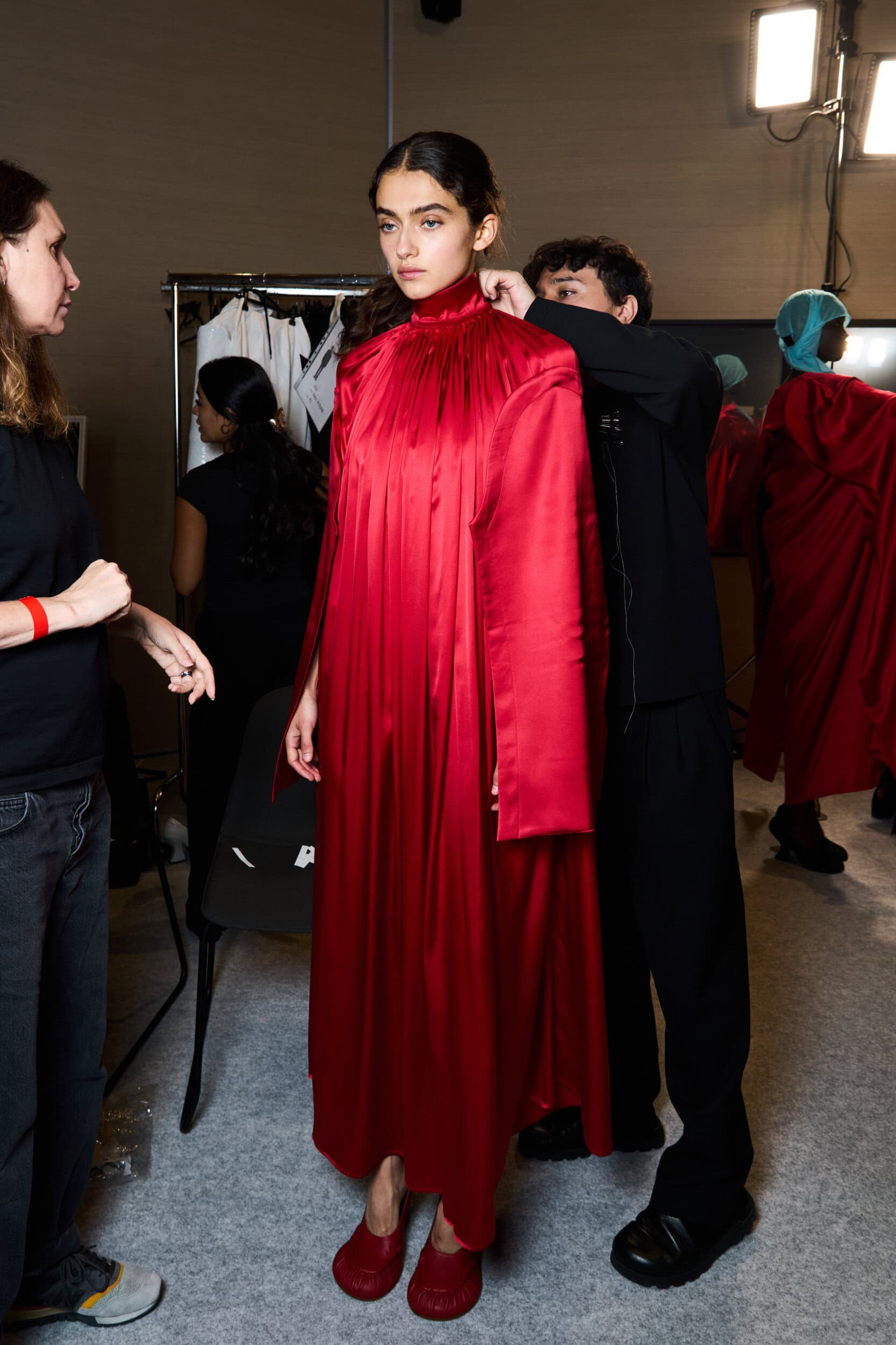 Institution By Galib Gassanoff Spring 2027 Fashion Show Backstage