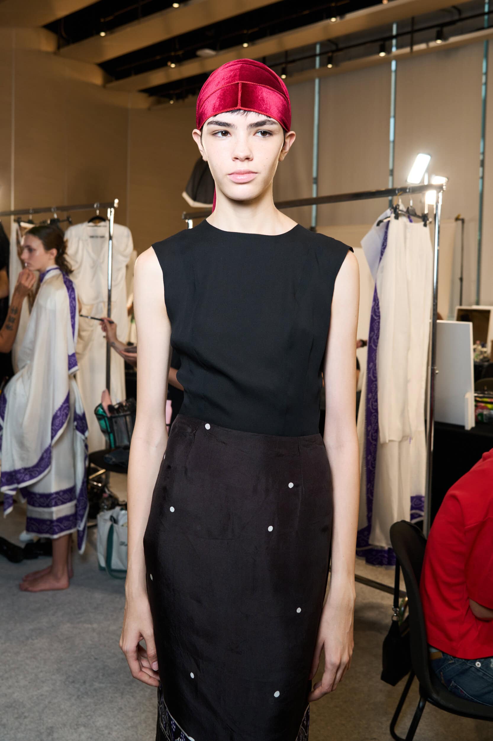 Institution By Galib Gassanoff Spring 2027 Fashion Show Backstage