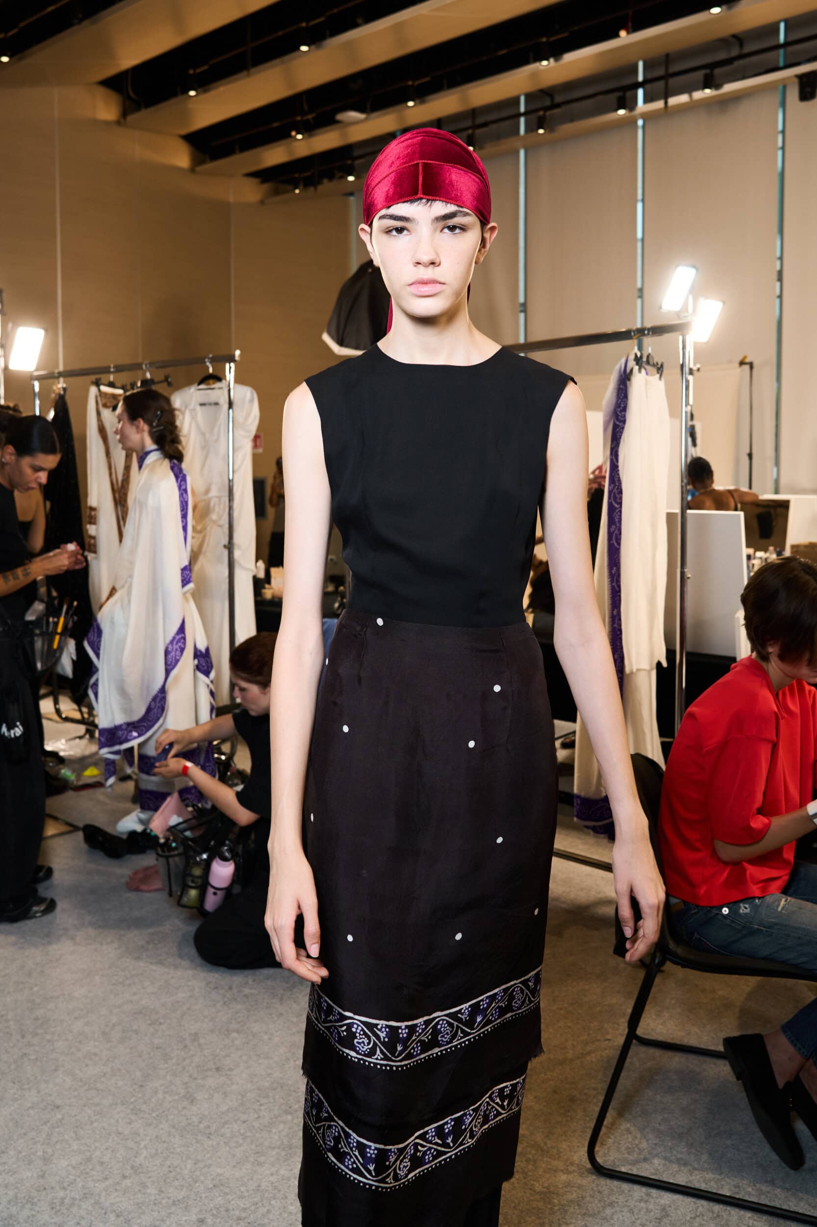 Institution By Galib Gassanoff Spring 2027 Fashion Show Backstage