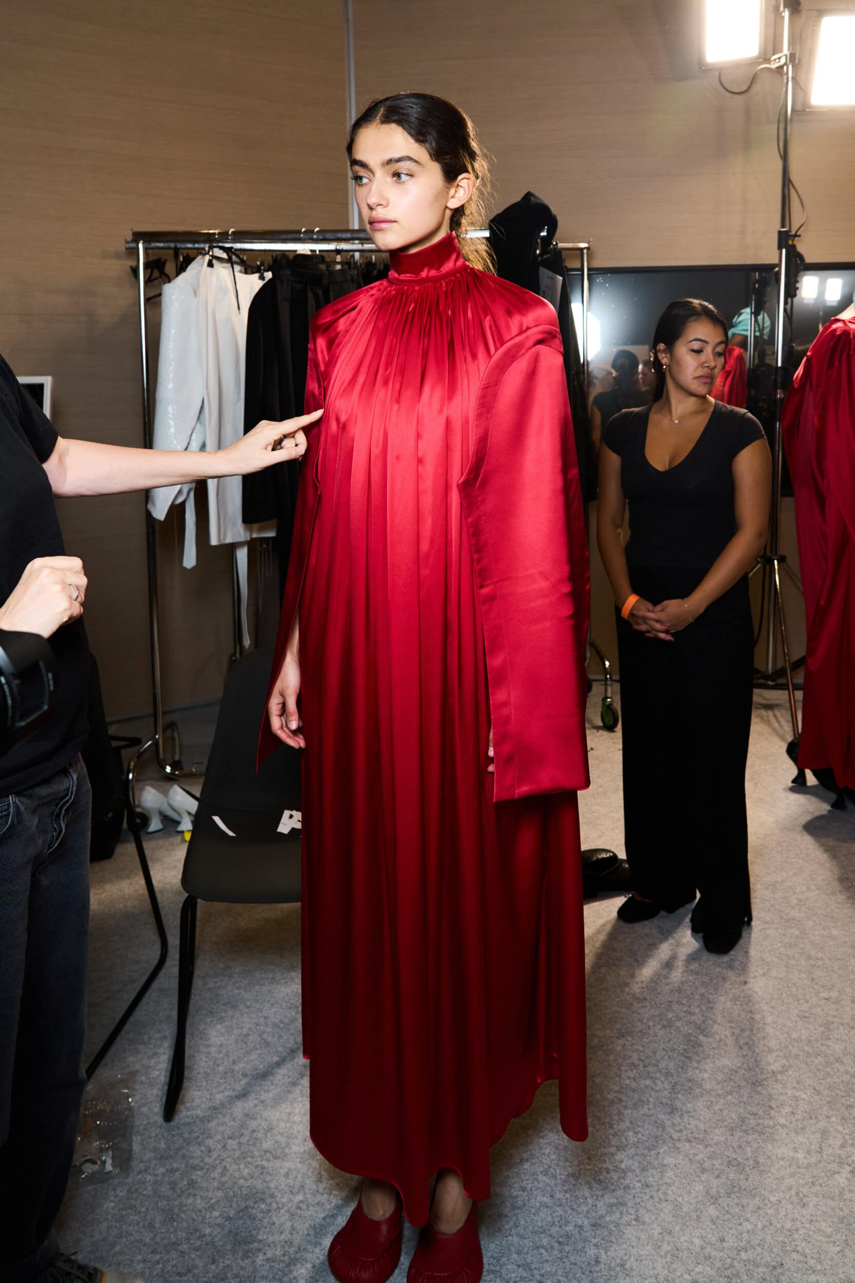 Institution By Galib Gassanoff Spring 2027 Fashion Show Backstage