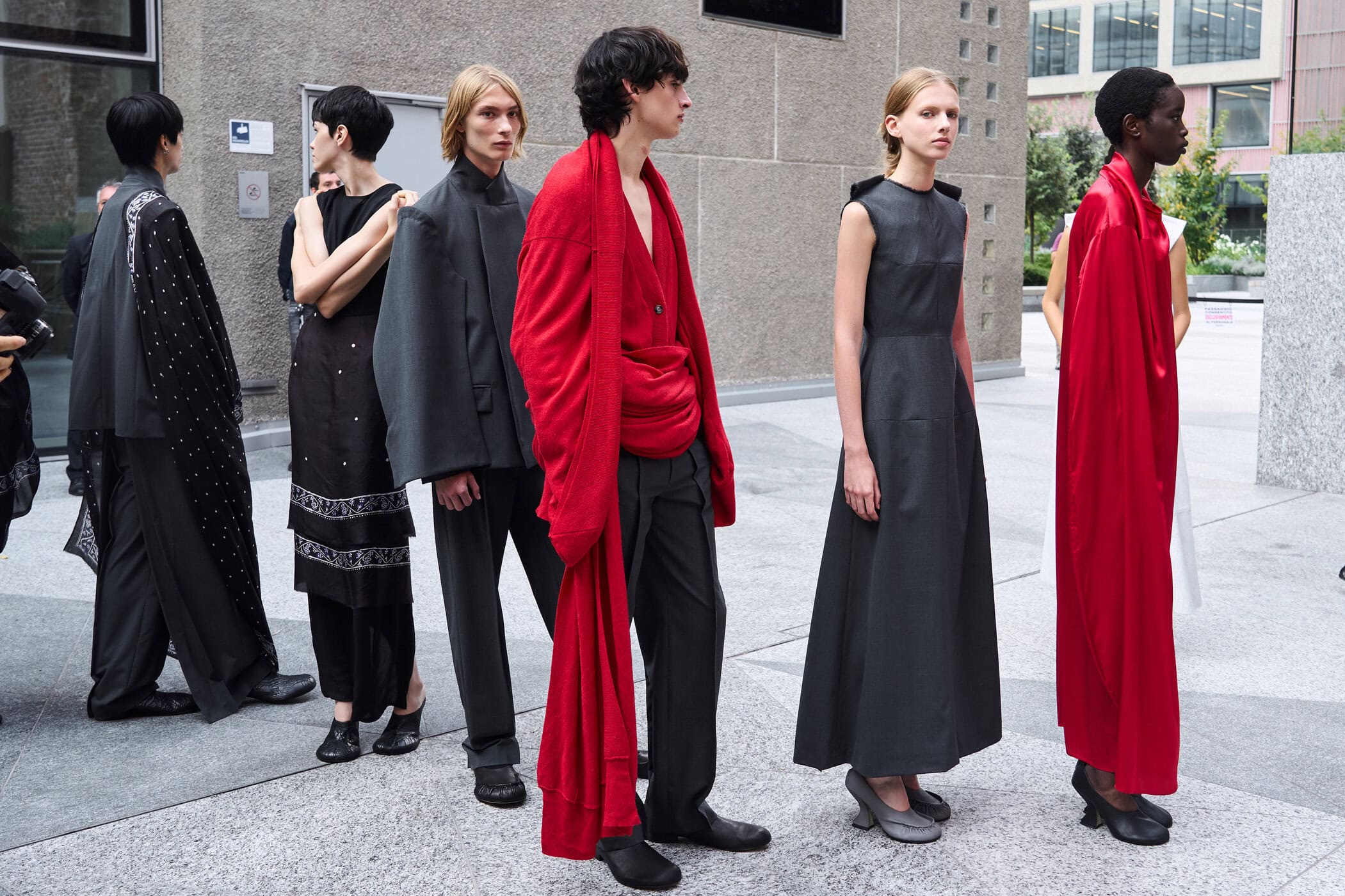Institution By Galib Gassanoff Spring 2027 Fashion Show Backstage