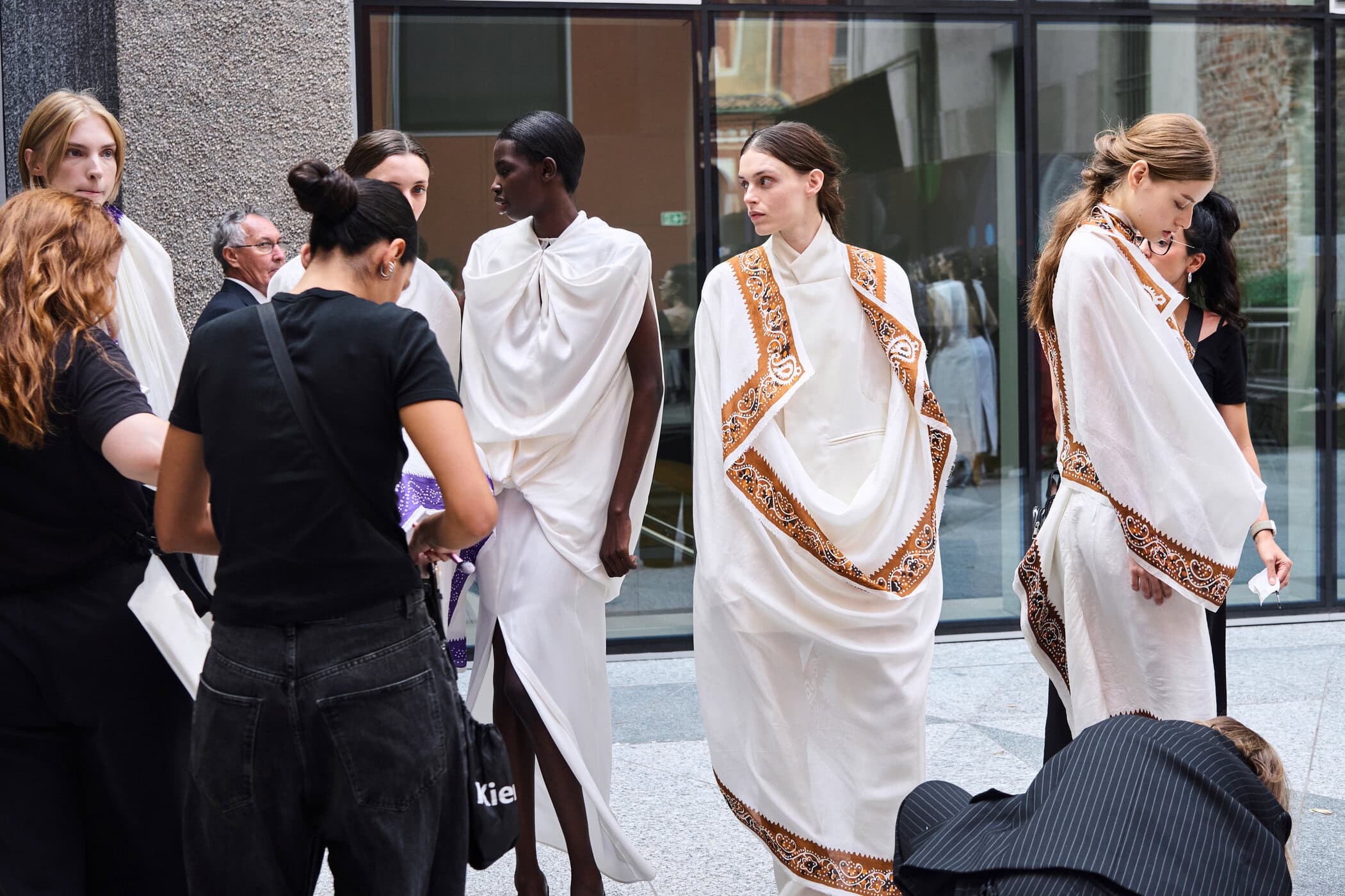 Institution By Galib Gassanoff Spring 2027 Fashion Show Backstage