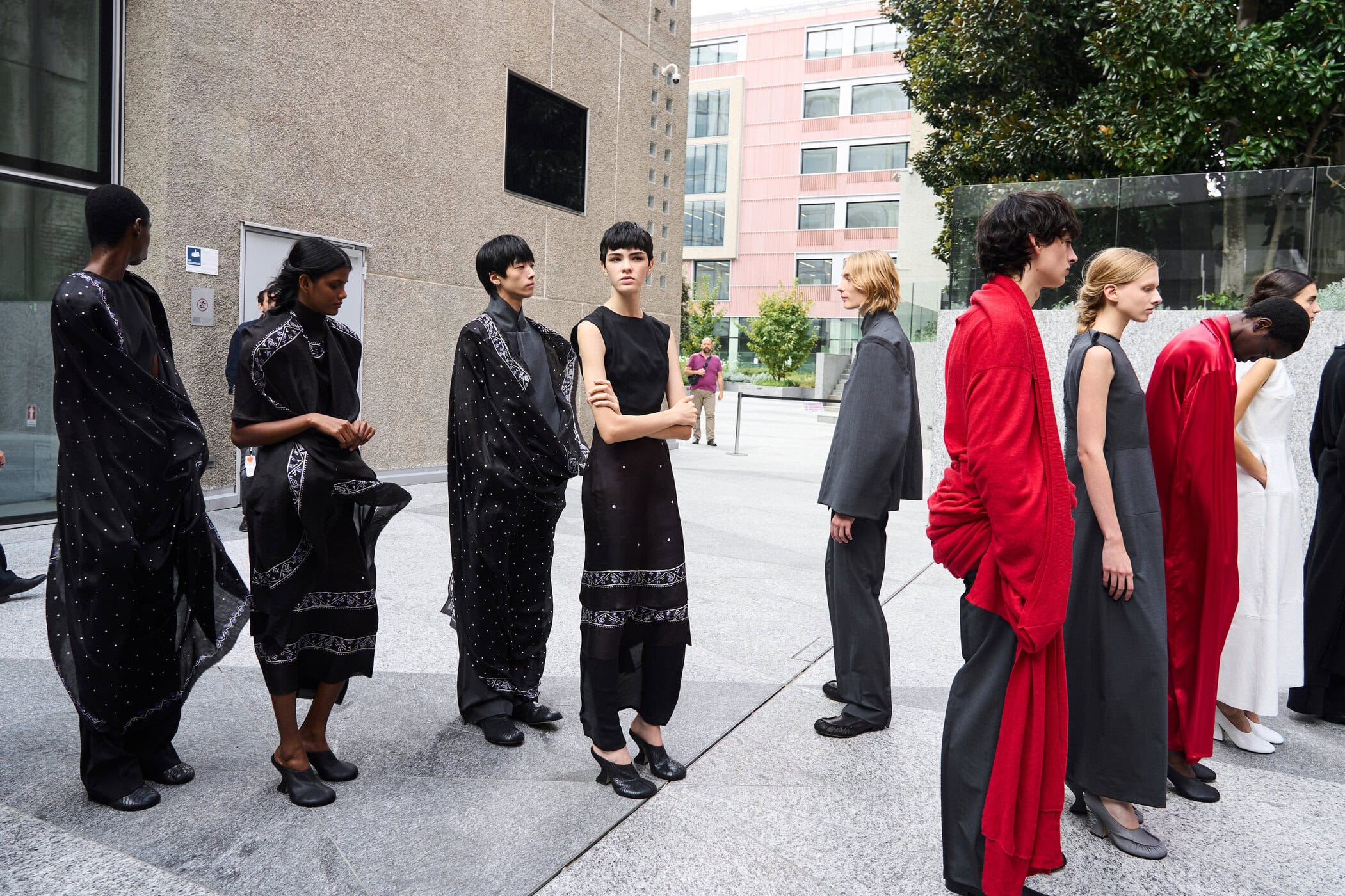 Institution By Galib Gassanoff Spring 2027 Fashion Show Backstage