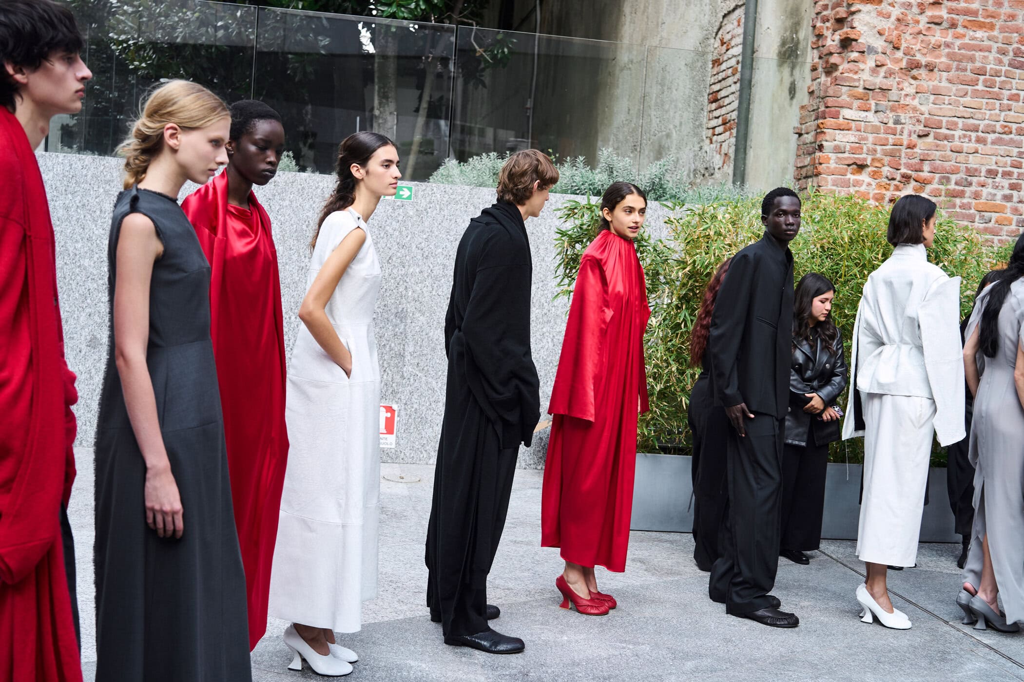 Institution By Galib Gassanoff Spring 2027 Fashion Show Backstage