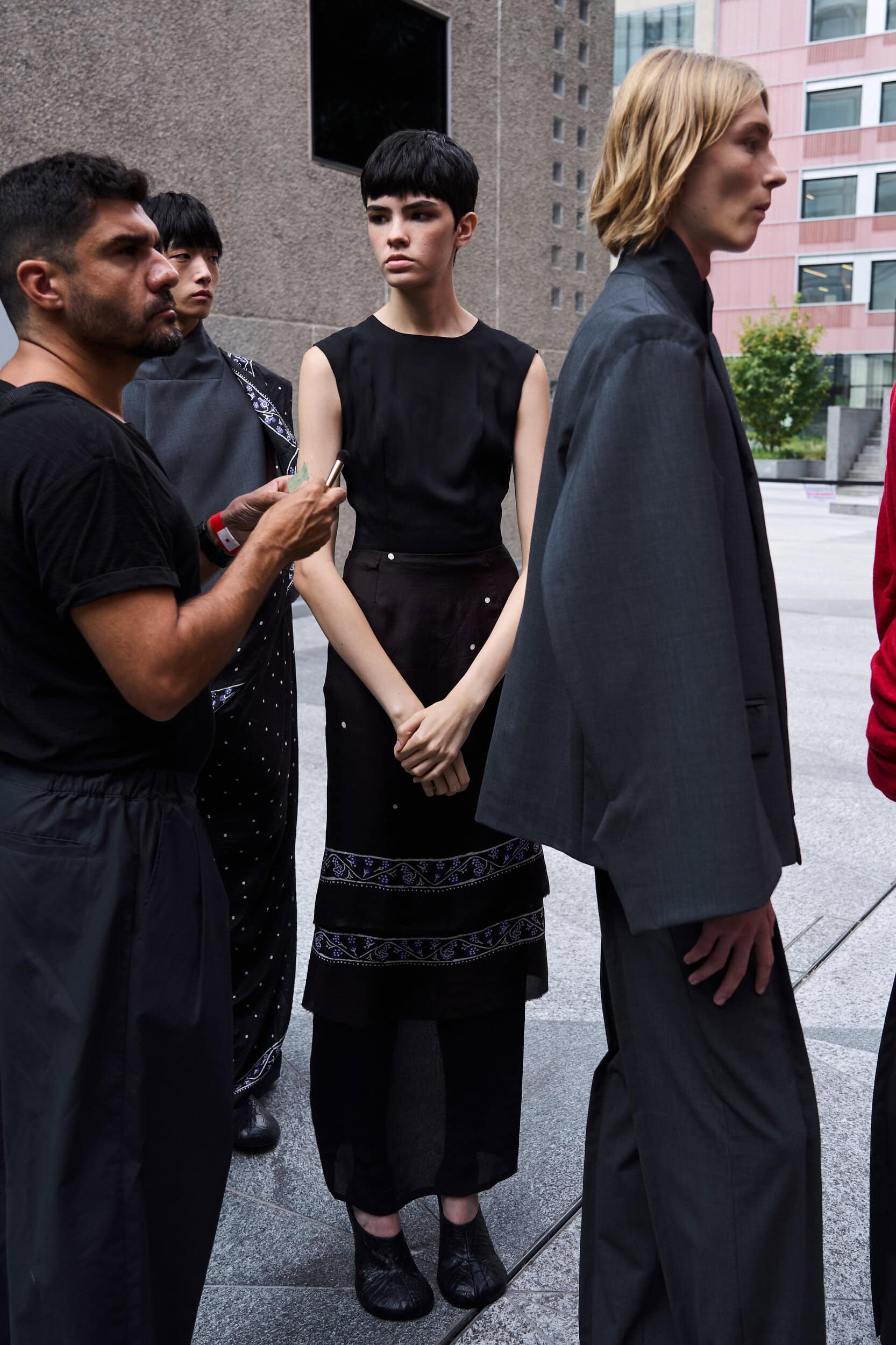 Institution By Galib Gassanoff Spring 2027 Fashion Show Backstage