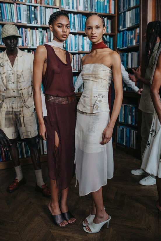 Labrum London Spring 2027 Fashion Show Backstage