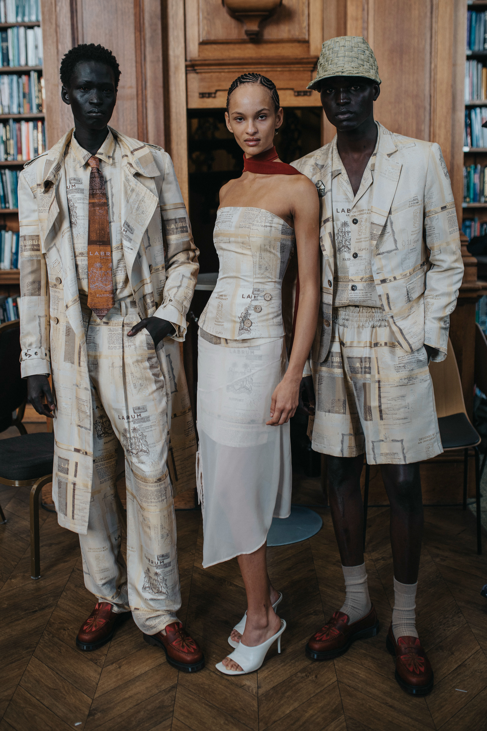 Labrum London Spring 2027 Fashion Show Backstage