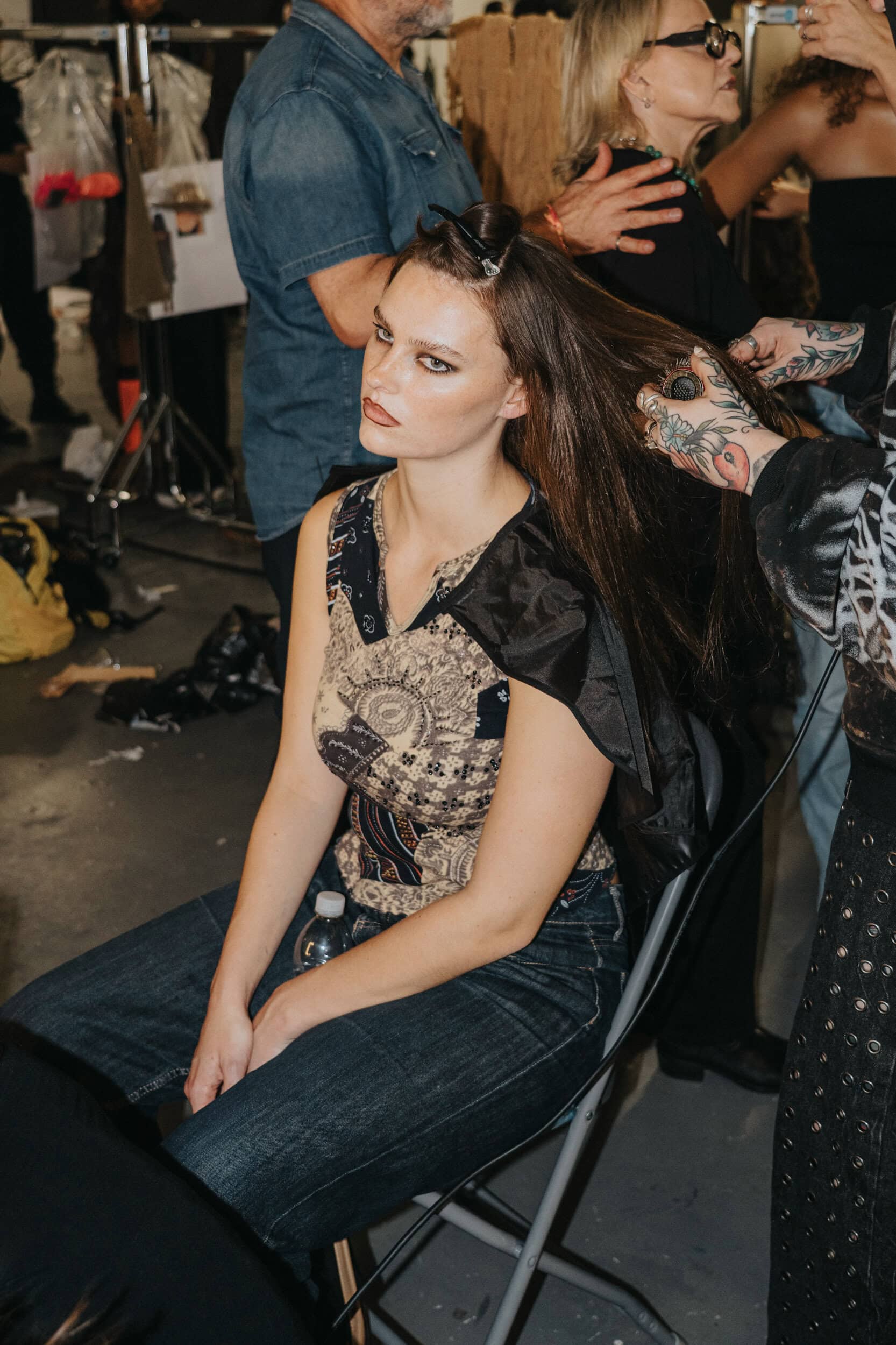 Mark Fast Spring 2027 Fashion Show Backstage