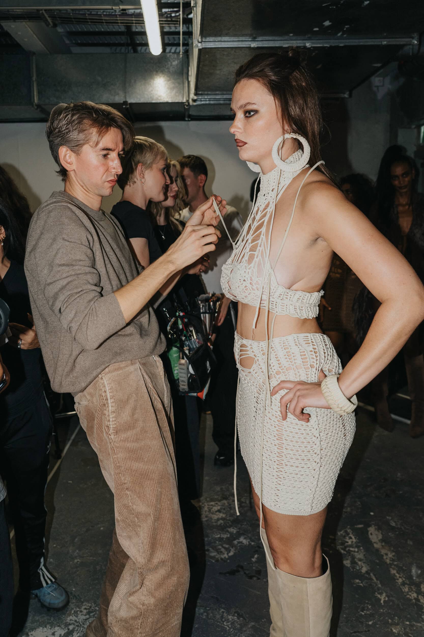 Mark Fast Spring 2027 Fashion Show Backstage