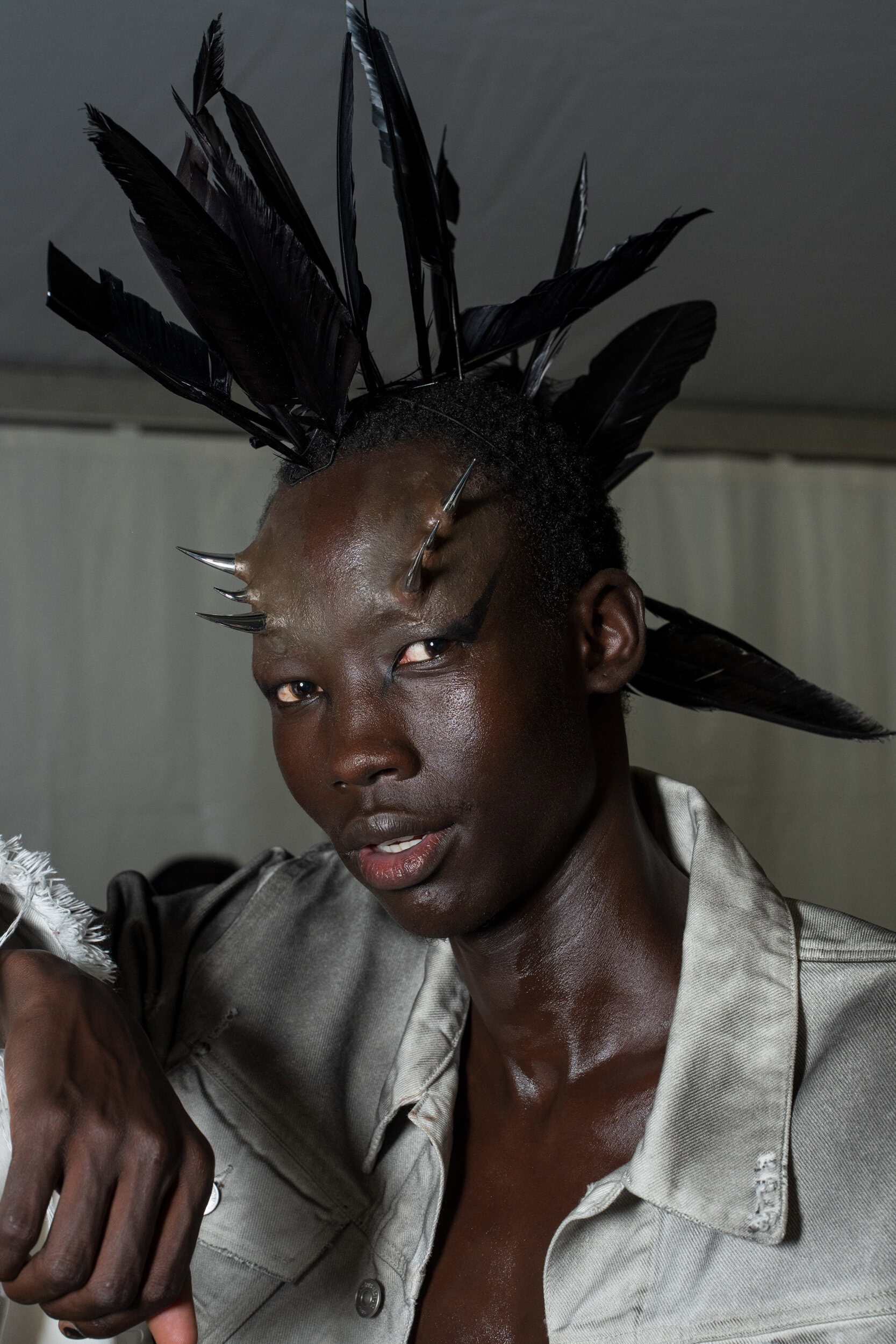 Matieres Fecales Spring 2027 Fashion Show Backstage