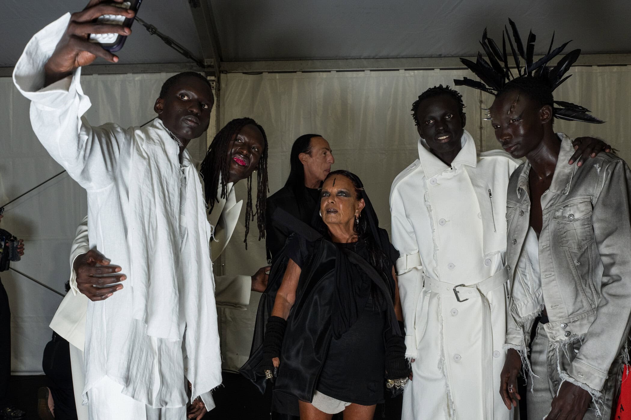 Matieres Fecales Spring 2027 Fashion Show Backstage