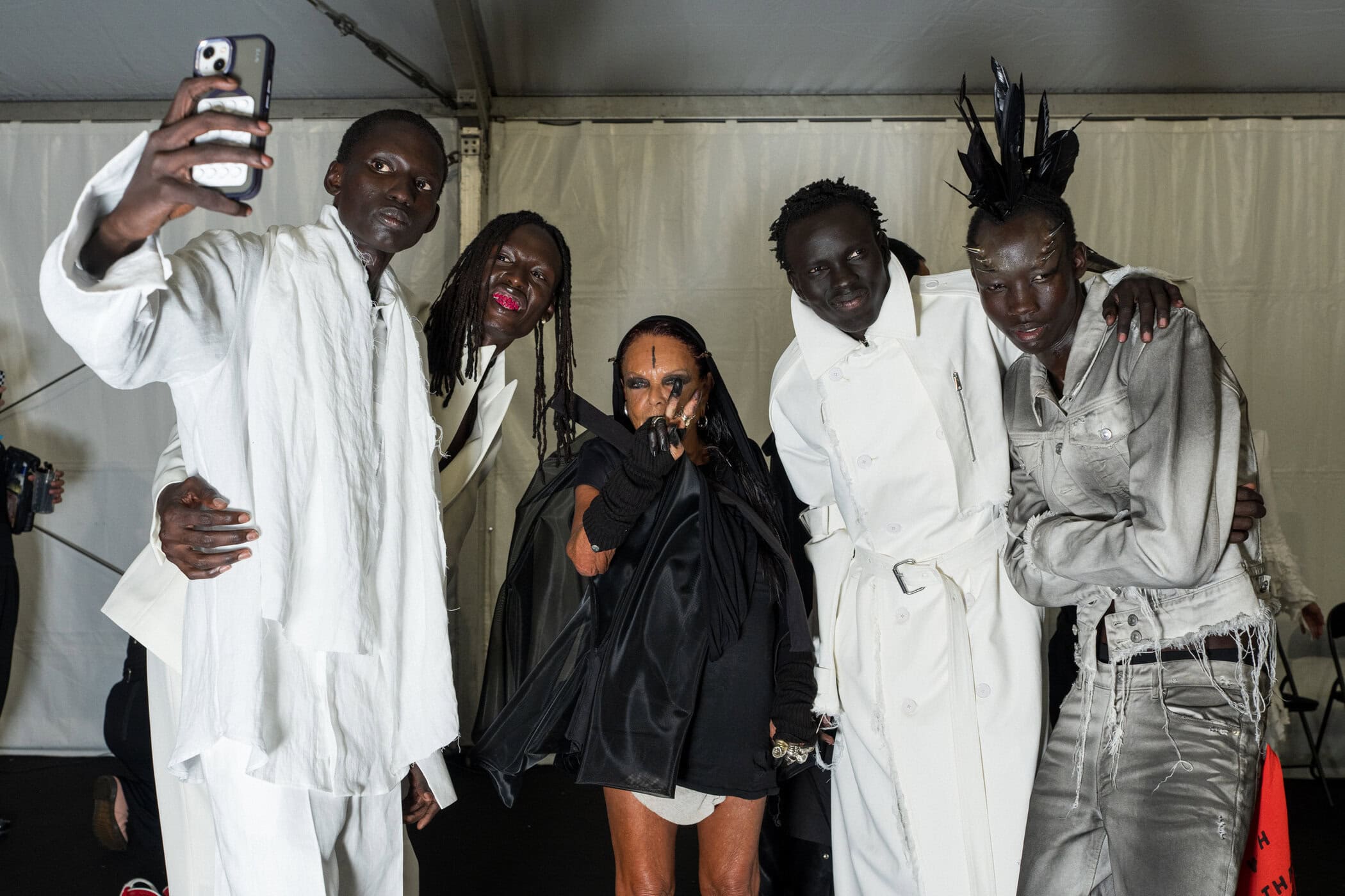 Matieres Fecales Spring 2027 Fashion Show Backstage