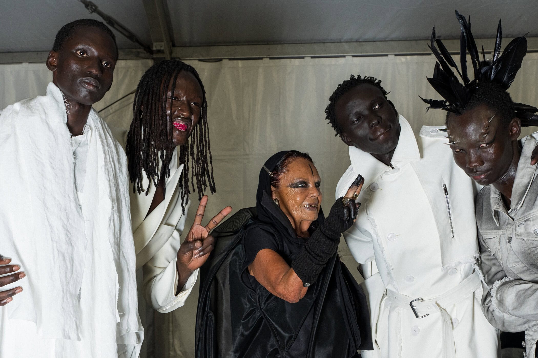 Matieres Fecales Spring 2027 Fashion Show Backstage