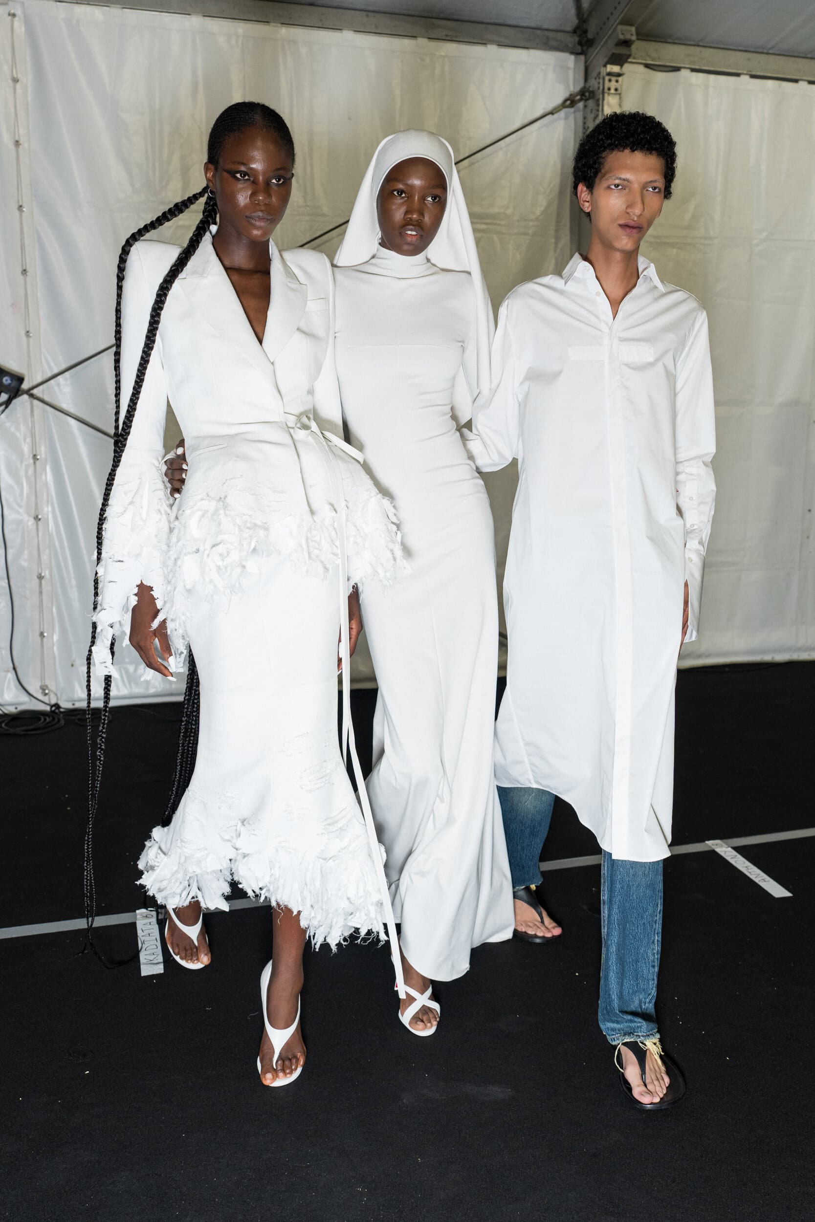Matieres Fecales Spring 2027 Fashion Show Backstage