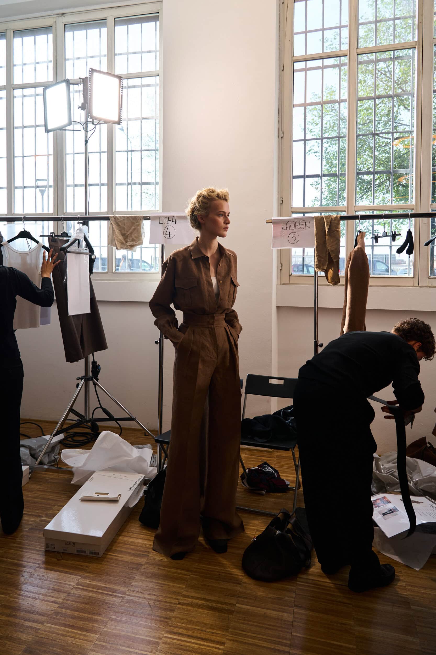 Max Mara Spring 2027 Fashion Show Backstage