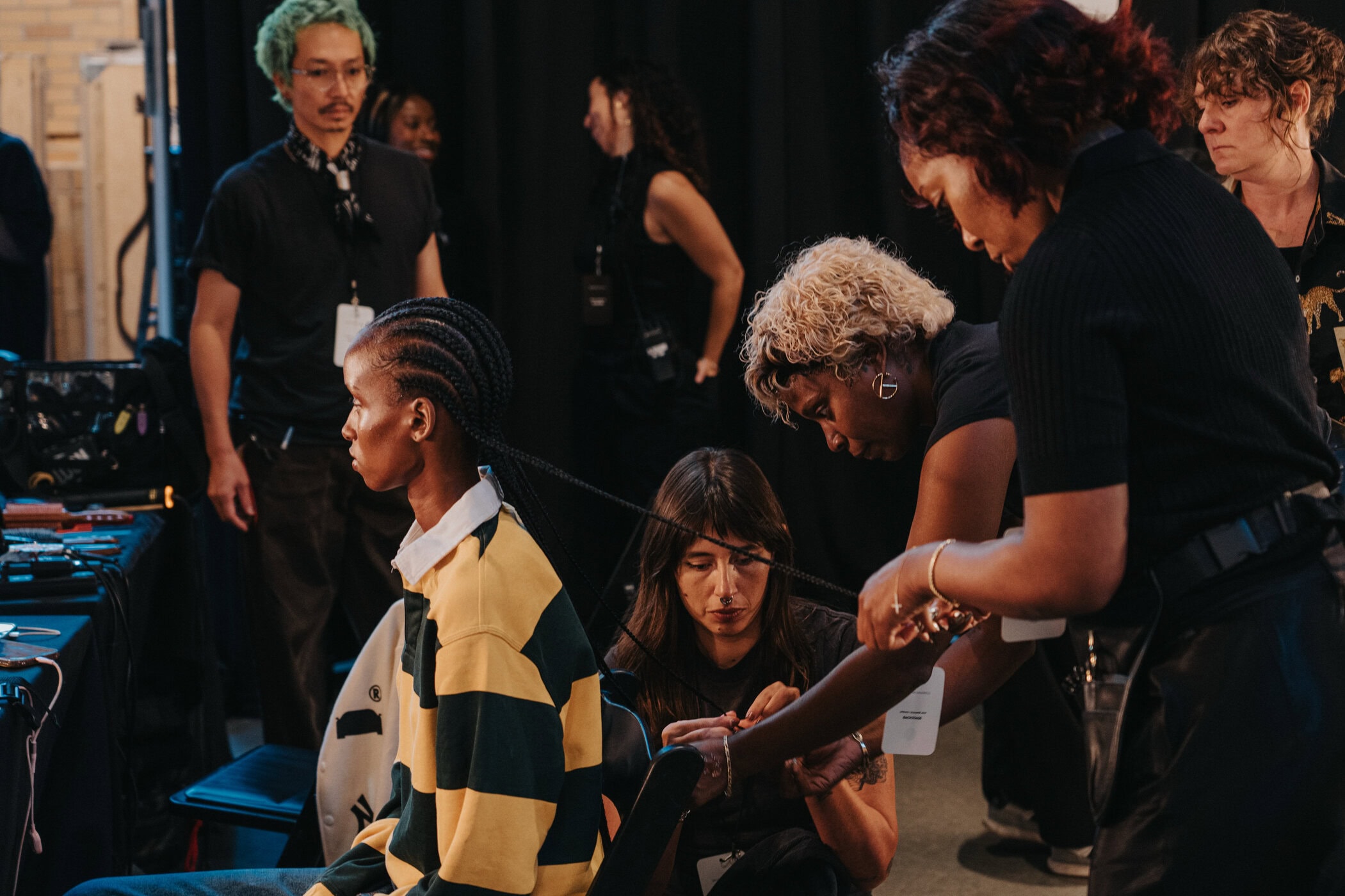 Brandon Maxwell Spring 2027 Fashion Show Backstage