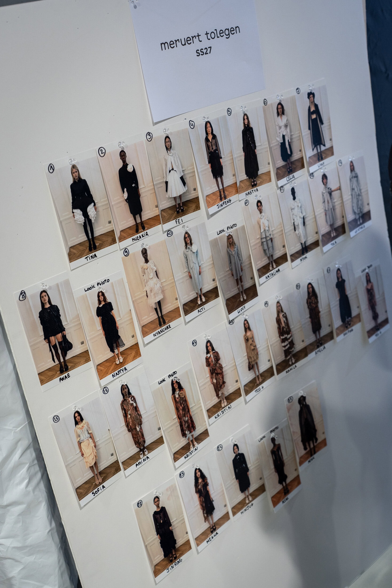 Meruert Tolegen Spring 2027 Fashion Show Backstage