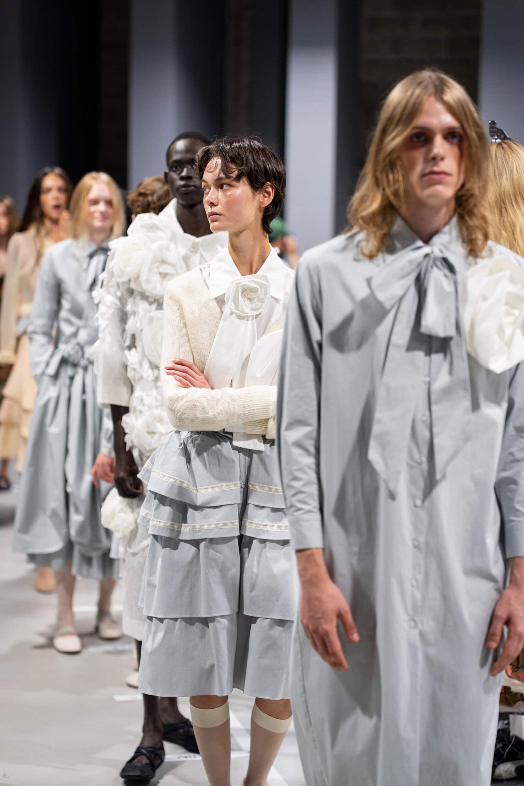 Meruert Tolegen Spring 2027 Fashion Show Backstage