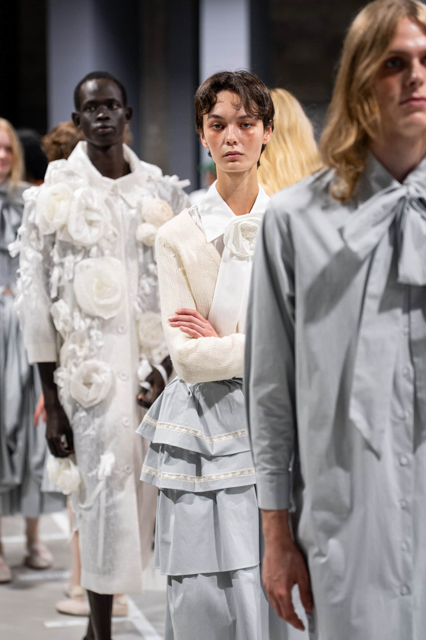 Meruert Tolegen Spring 2027 Fashion Show Backstage