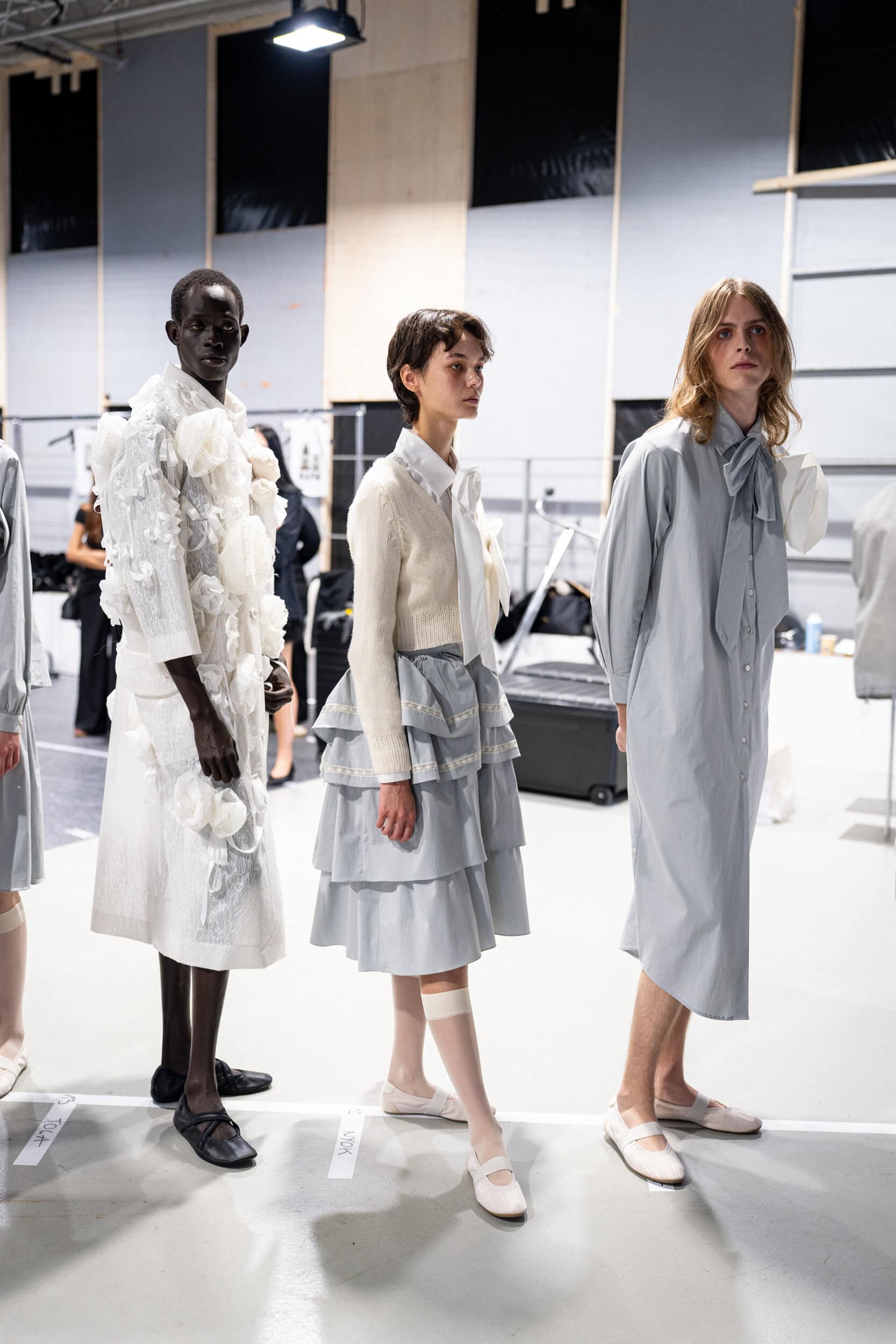 Meruert Tolegen Spring 2027 Fashion Show Backstage
