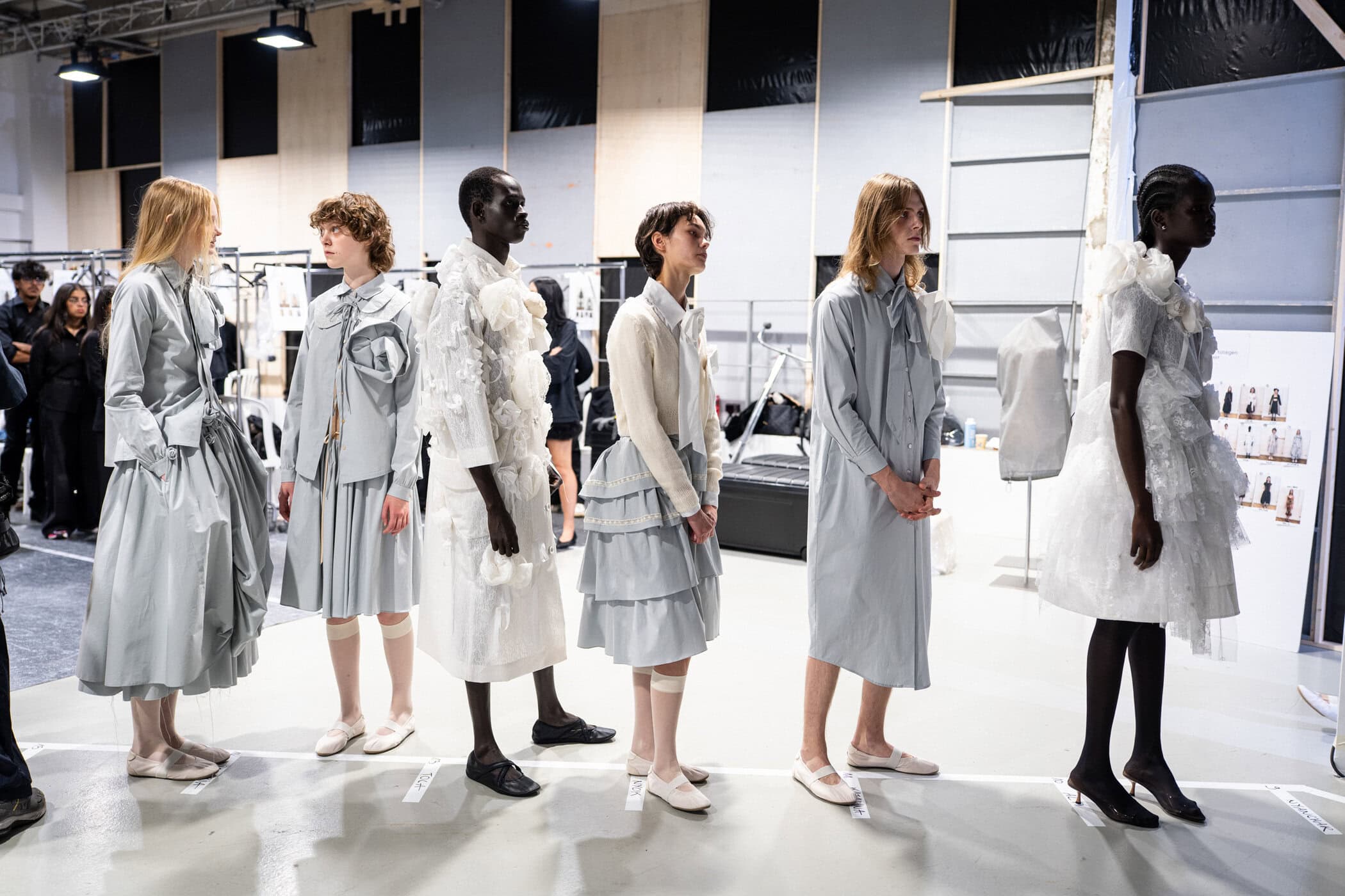 Meruert Tolegen Spring 2027 Fashion Show Backstage