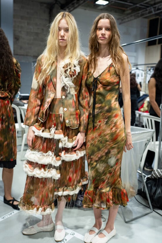 Meruert Tolegen Spring 2027 Fashion Show Backstage