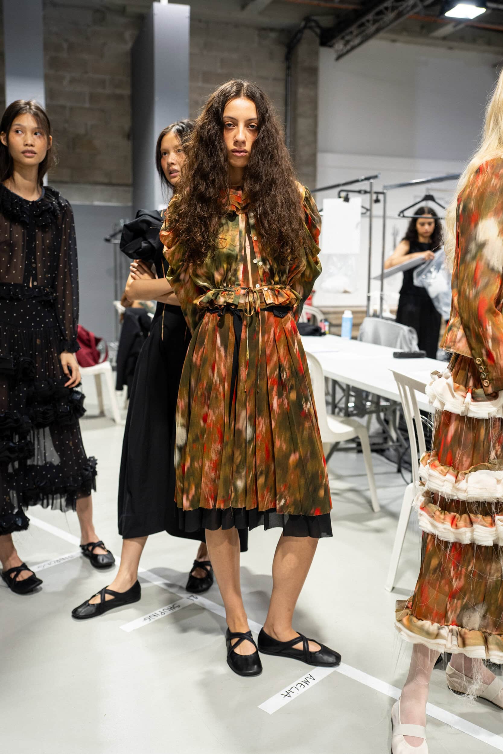 Meruert Tolegen Spring 2027 Fashion Show Backstage