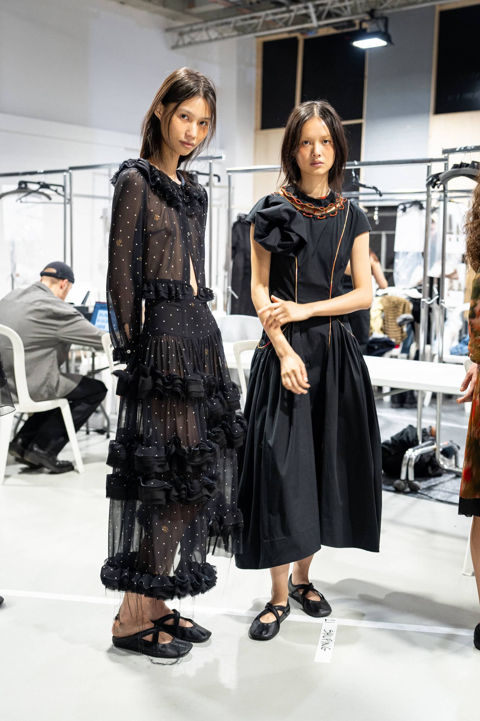 Meruert Tolegen Spring 2027 Fashion Show Backstage
