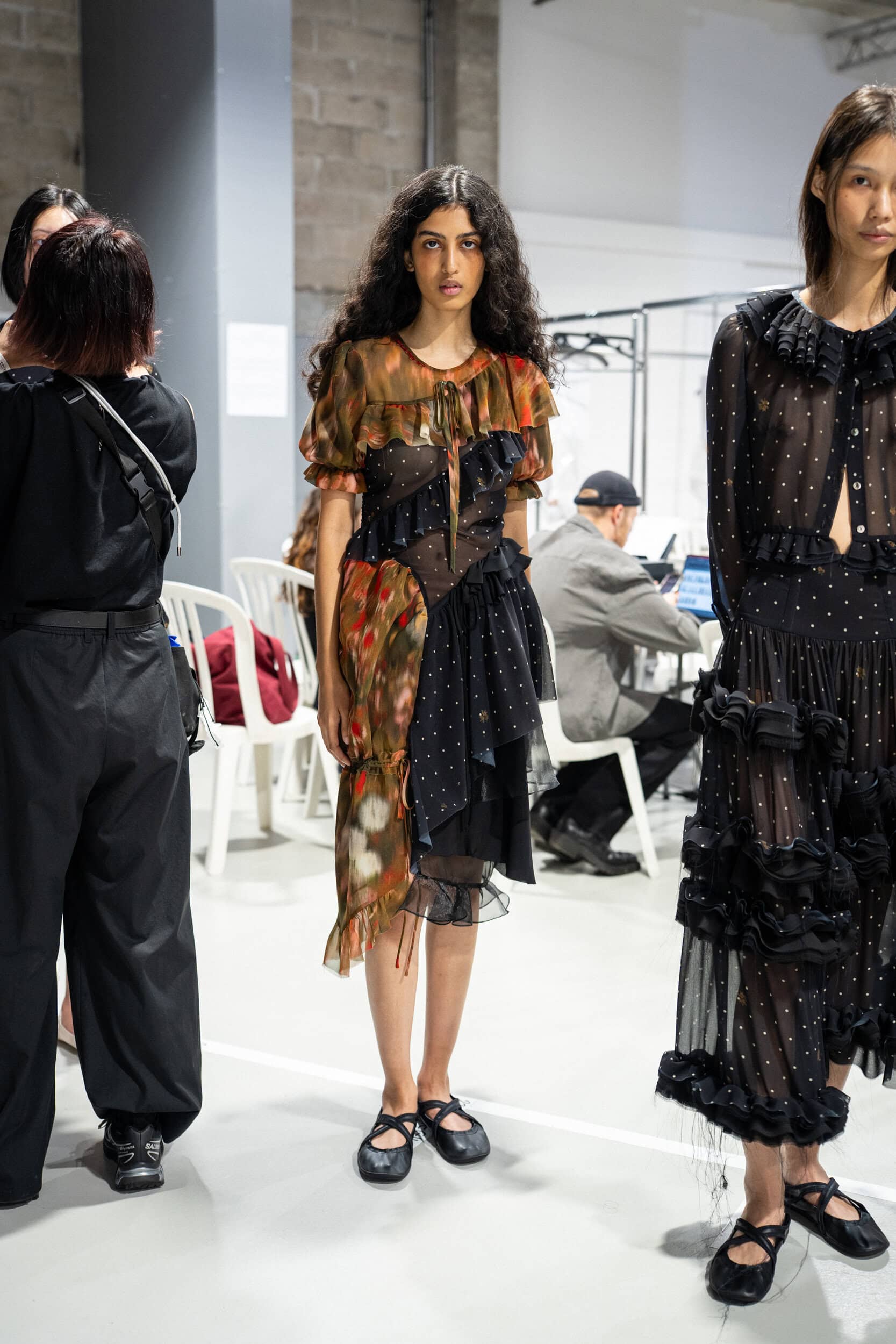 Meruert Tolegen Spring 2027 Fashion Show Backstage