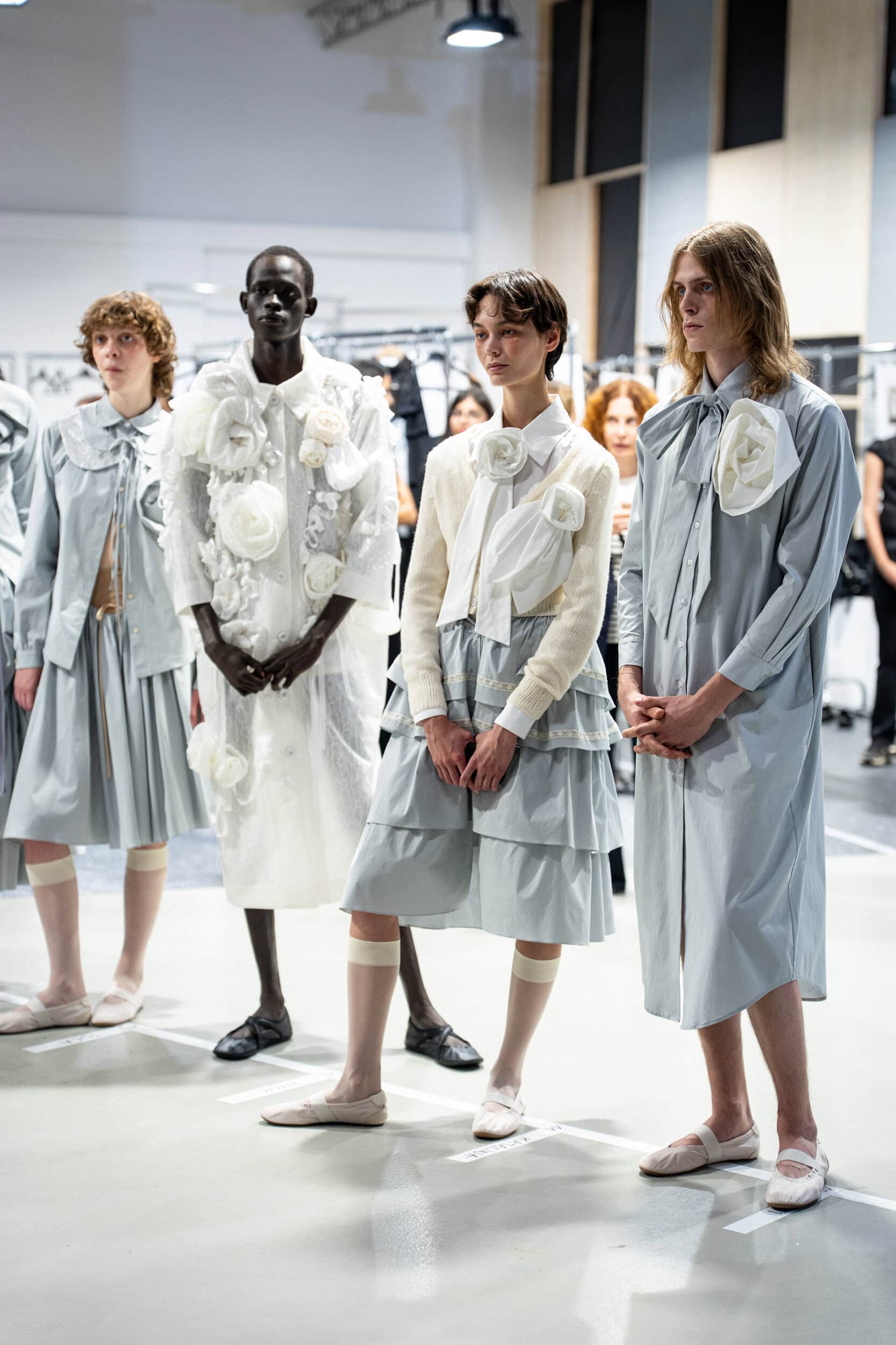 Meruert Tolegen Spring 2027 Fashion Show Backstage