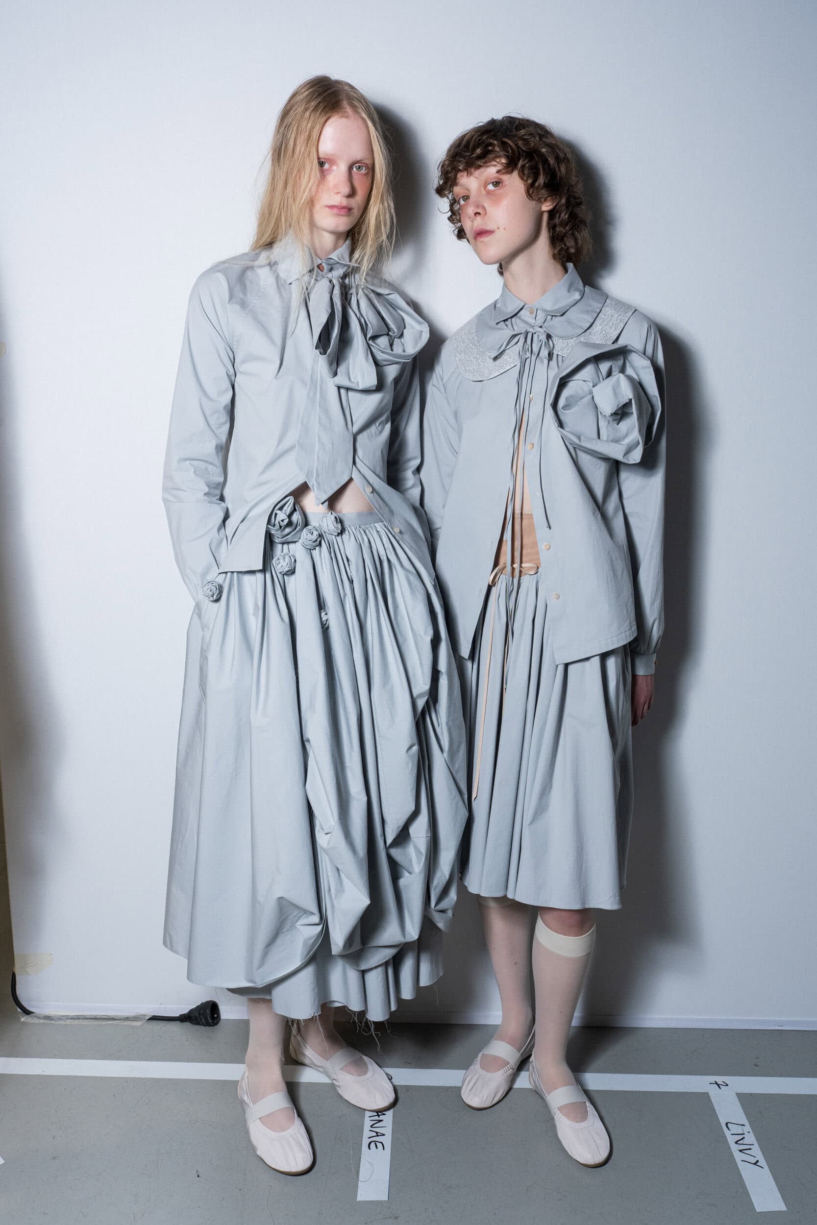 Meruert Tolegen Spring 2027 Fashion Show Backstage